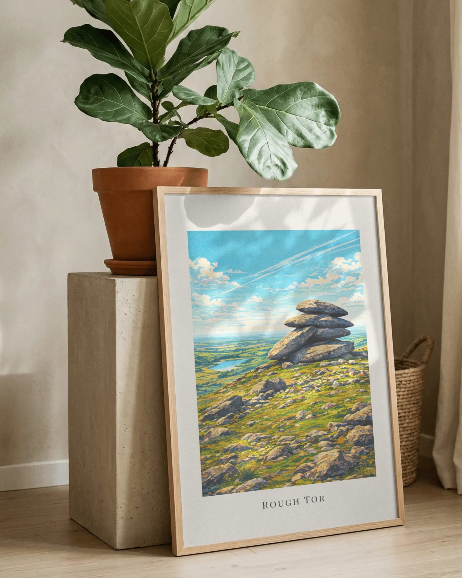 Rough Tor Art Print, framed wall art (view 8)
