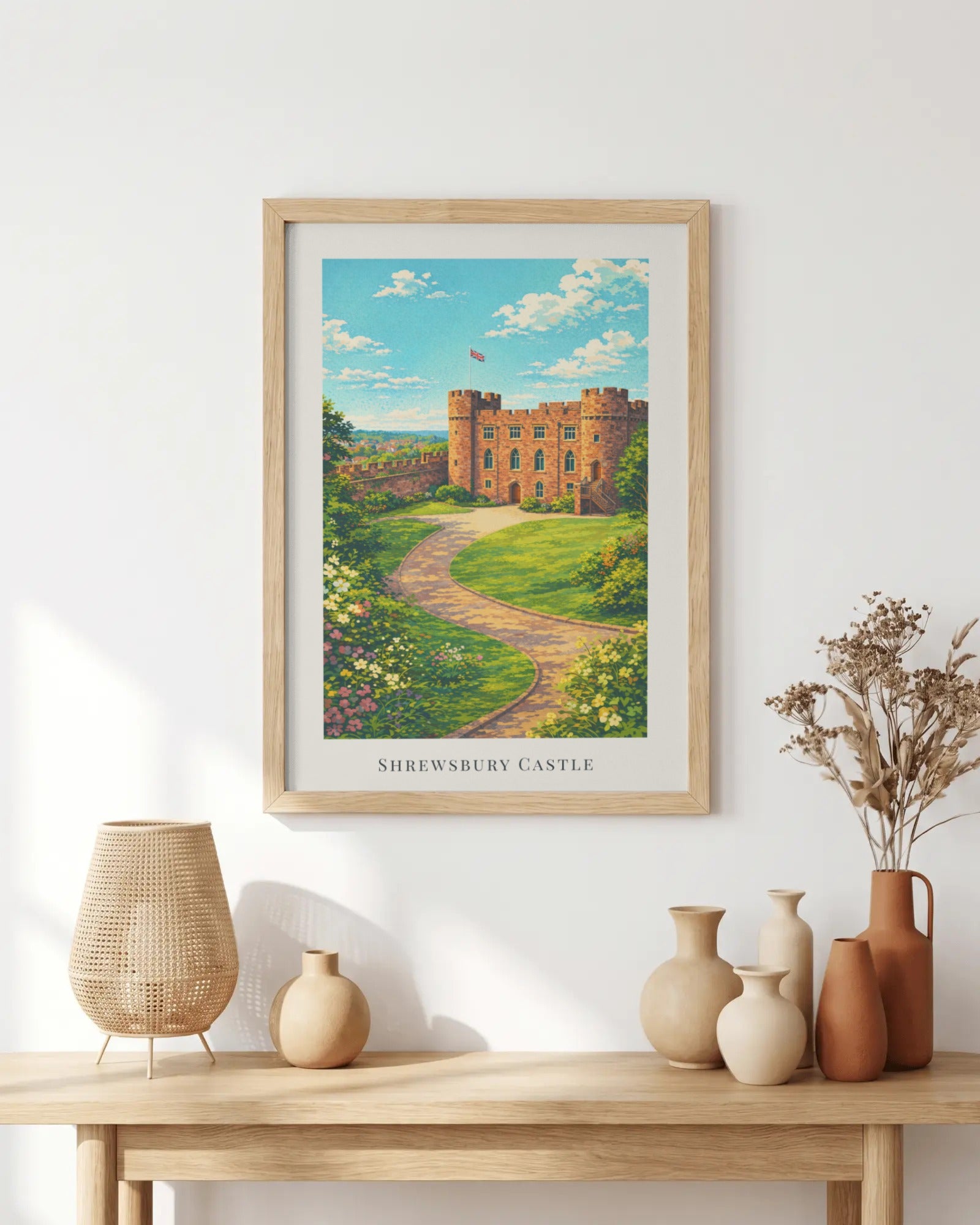 Shrewsbury Castle Art Print