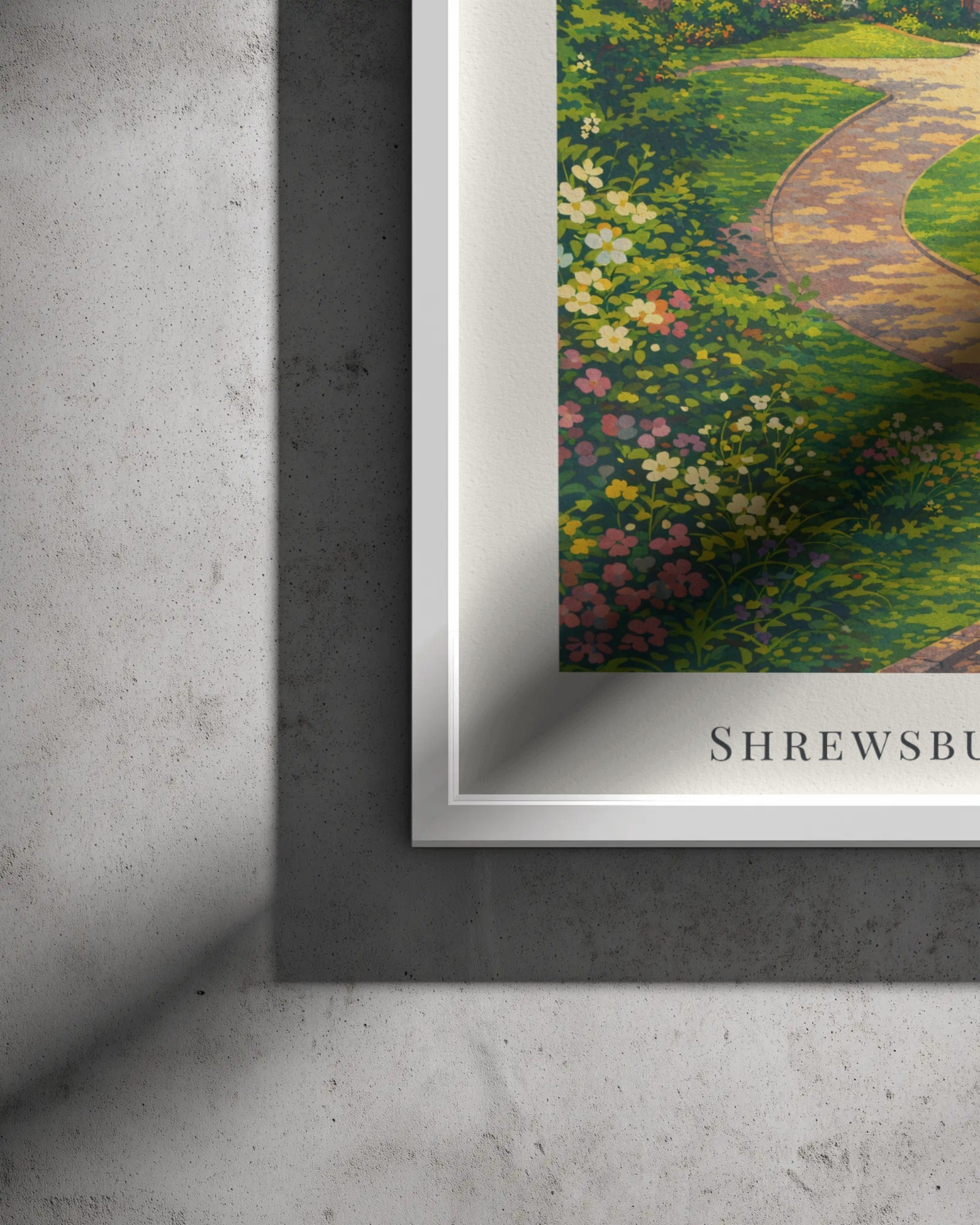 Shrewsbury Castle Art Print, framed wall art (view 3)