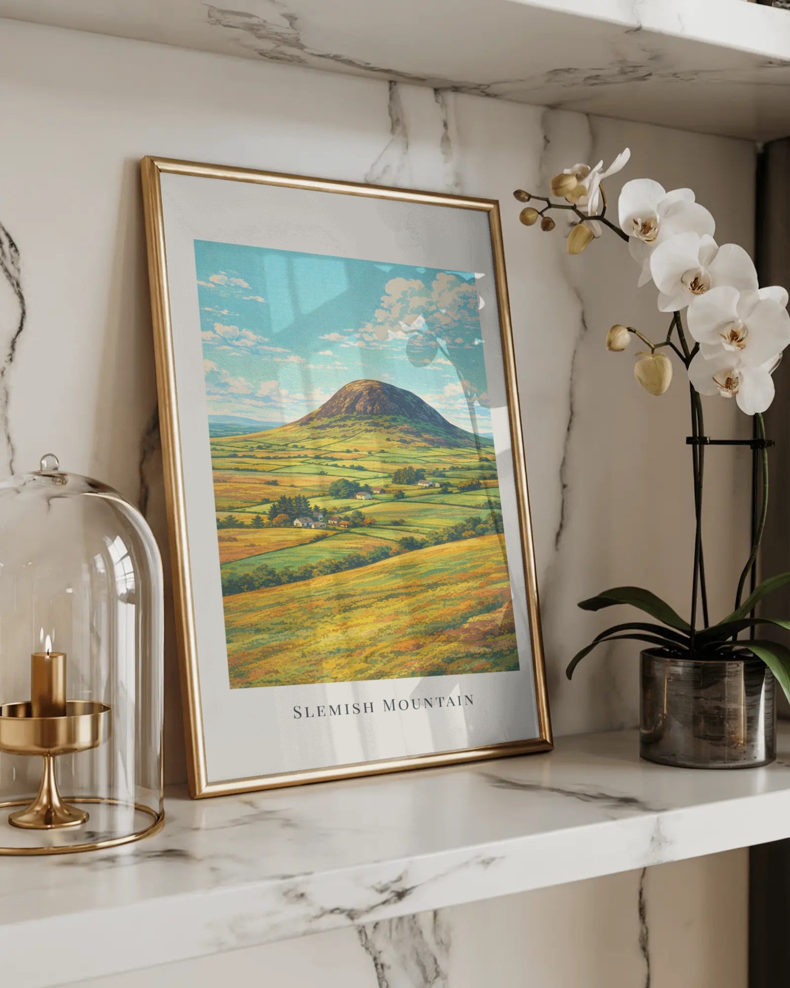 Slemish Art Print, framed wall art (view 5)