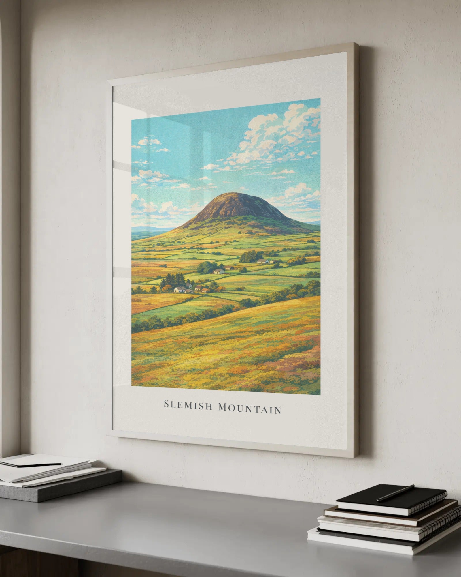 Slemish Art Print, framed wall art (view 6)