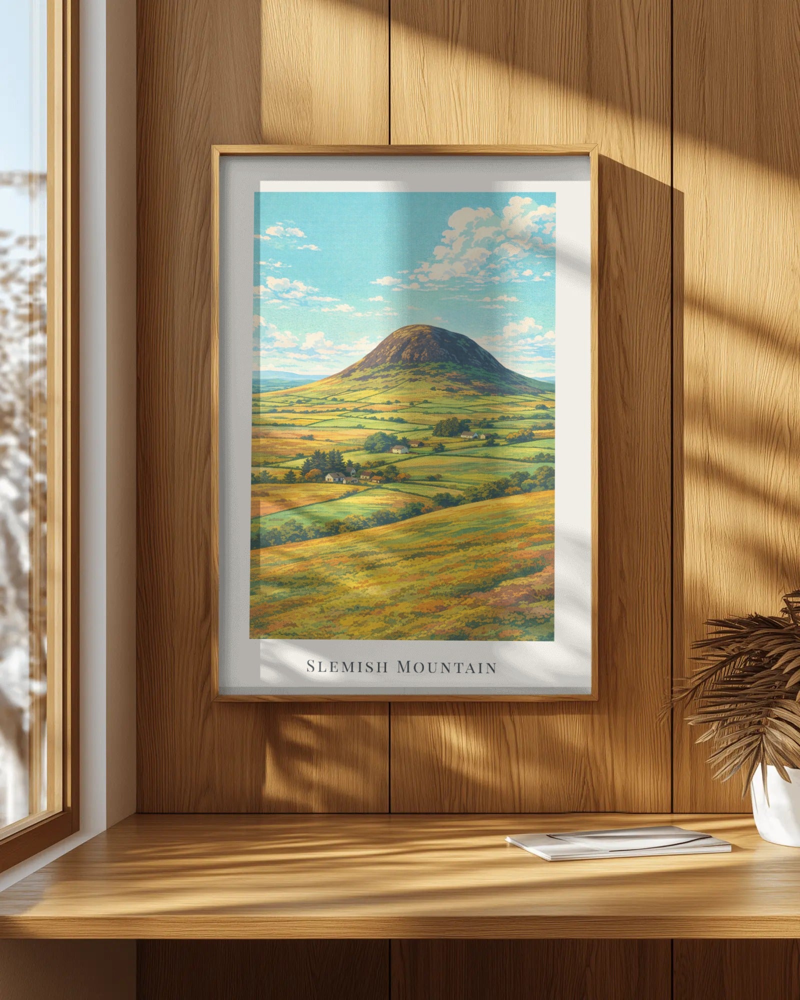 Slemish Art Print, framed wall art (view 7)