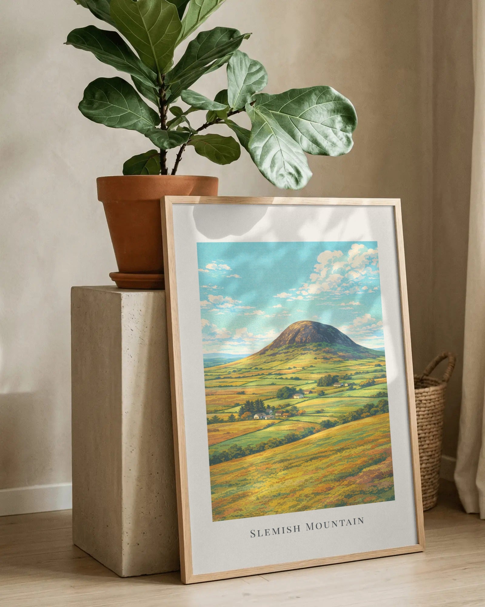 Slemish Art Print, framed wall art (view 8)