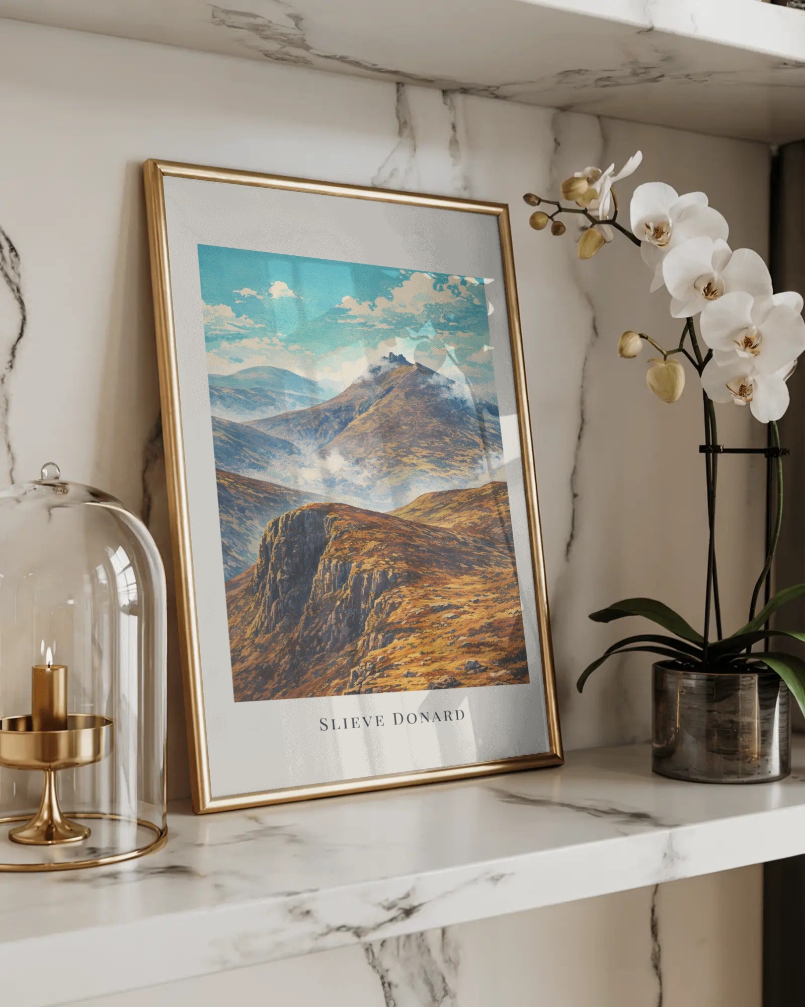 Slieve Donard Art Print, framed wall art (view 5)