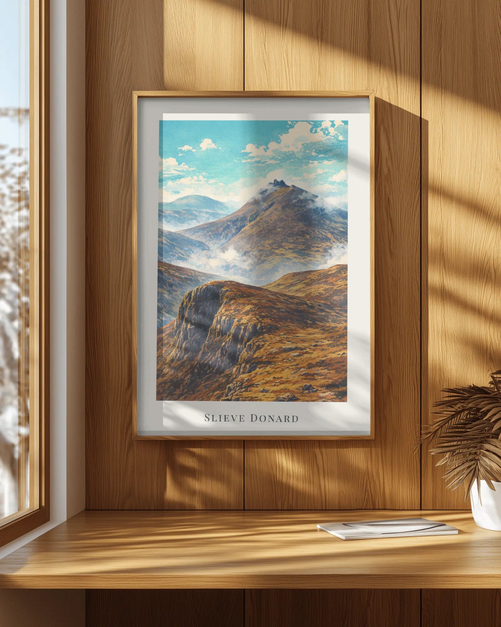 Slieve Donard Art Print, framed wall art (view 7)