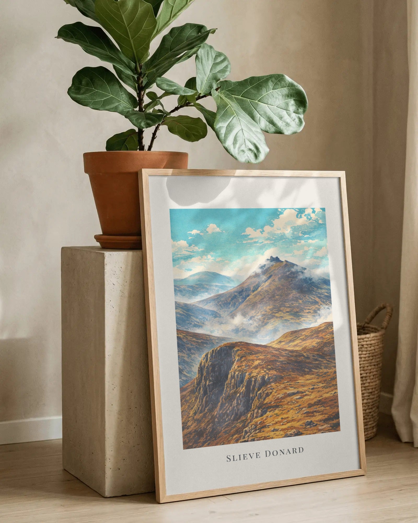 Slieve Donard Art Print, framed wall art (view 8)