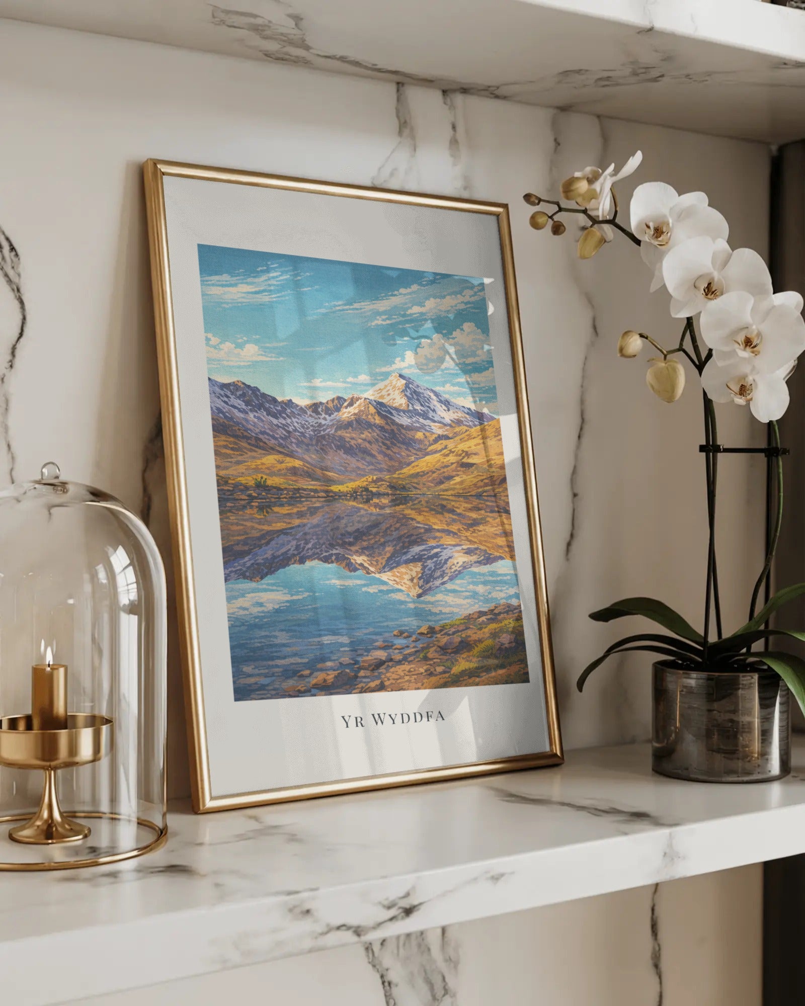 Yr Wyddfa Art Print, framed wall art (view 5)