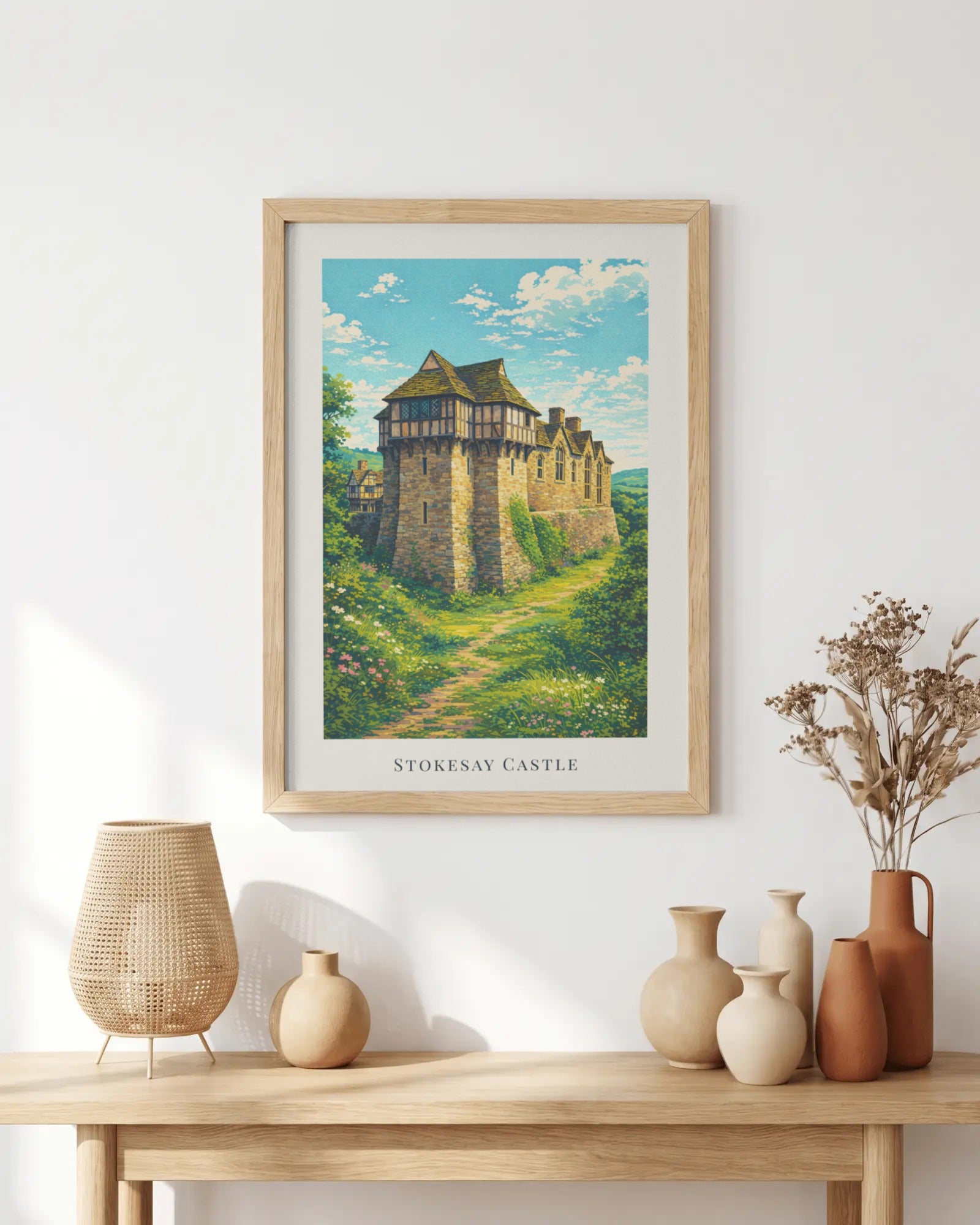 Stokesay Castle Art Print
