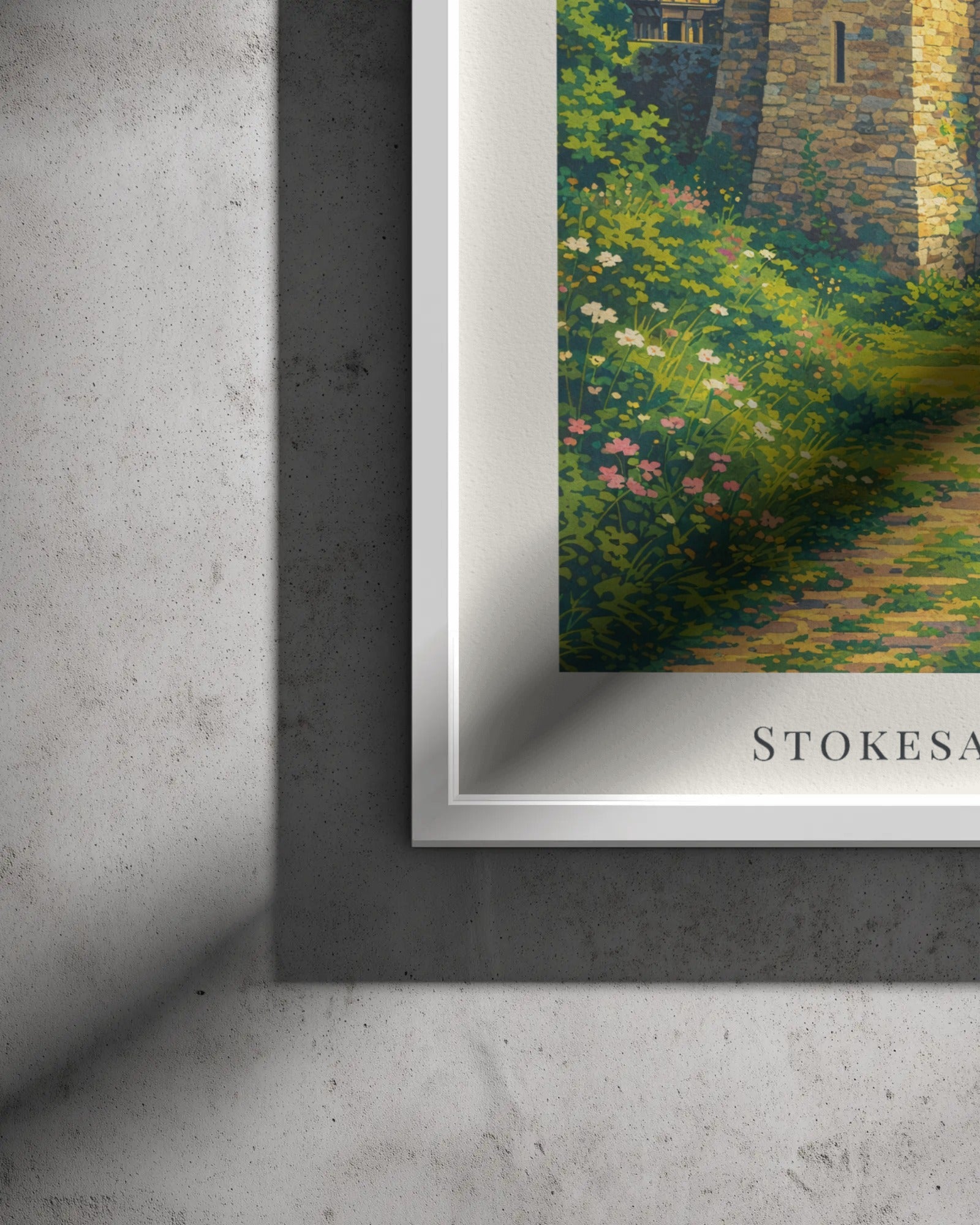Stokesay Castle Art Print, framed wall art (view 3)