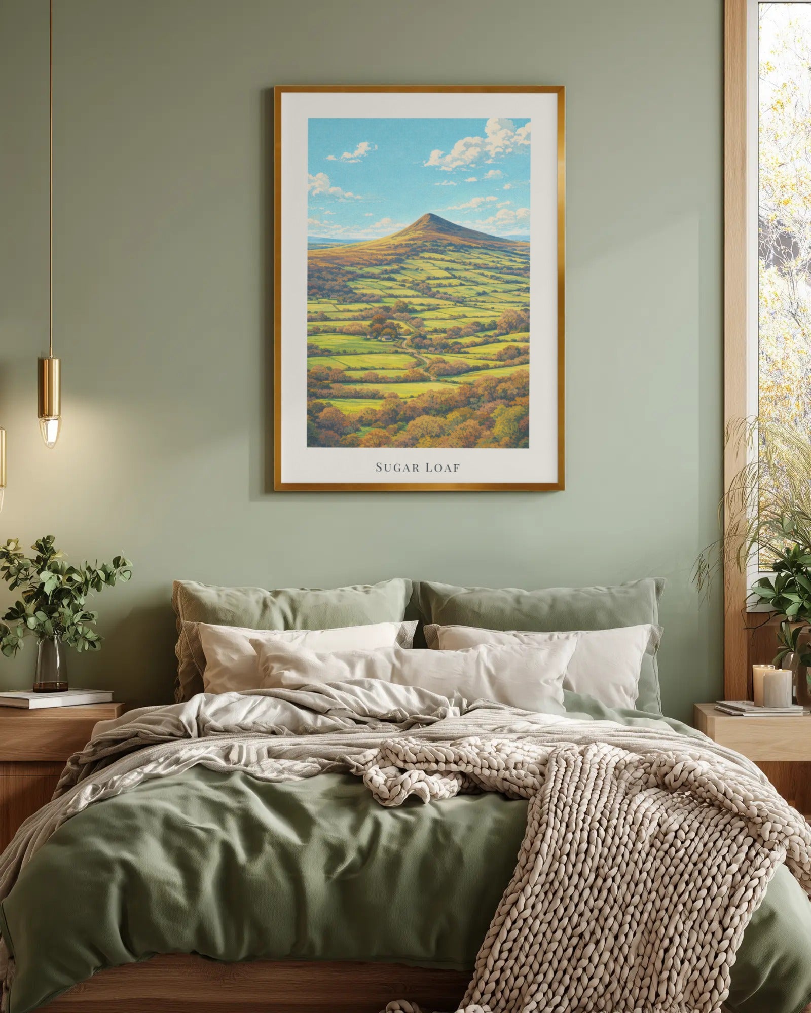 Sugar Loaf Art Print, framed wall art (view 4)