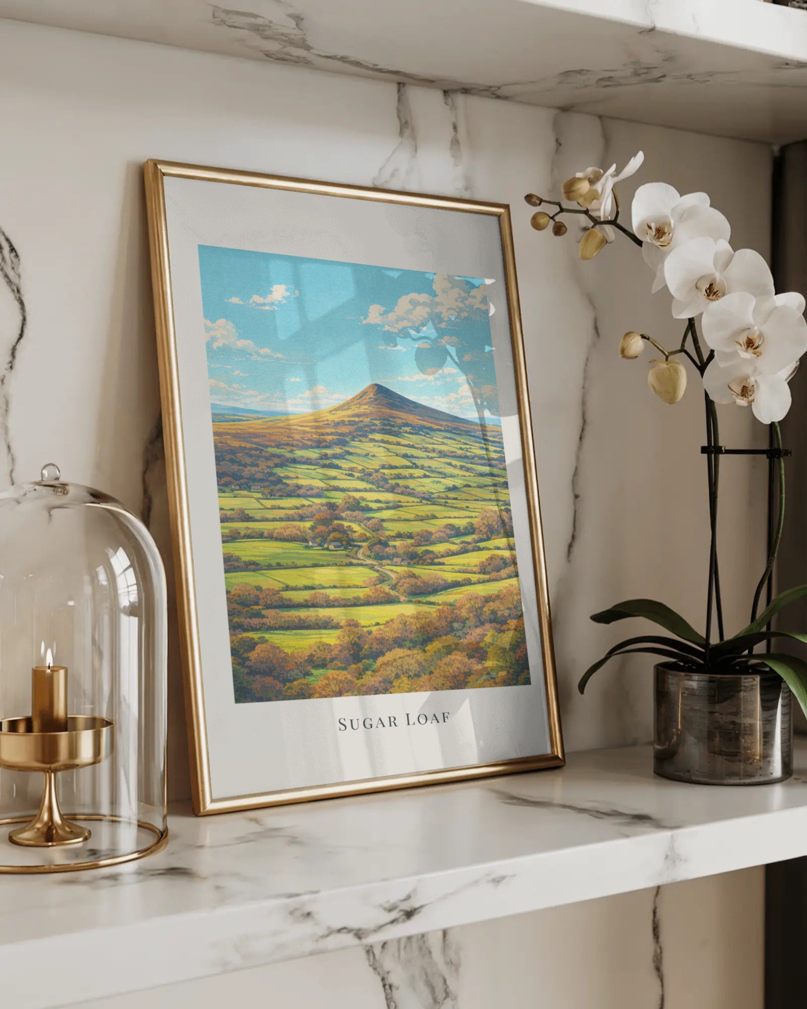 Sugar Loaf Art Print, framed wall art (view 5)