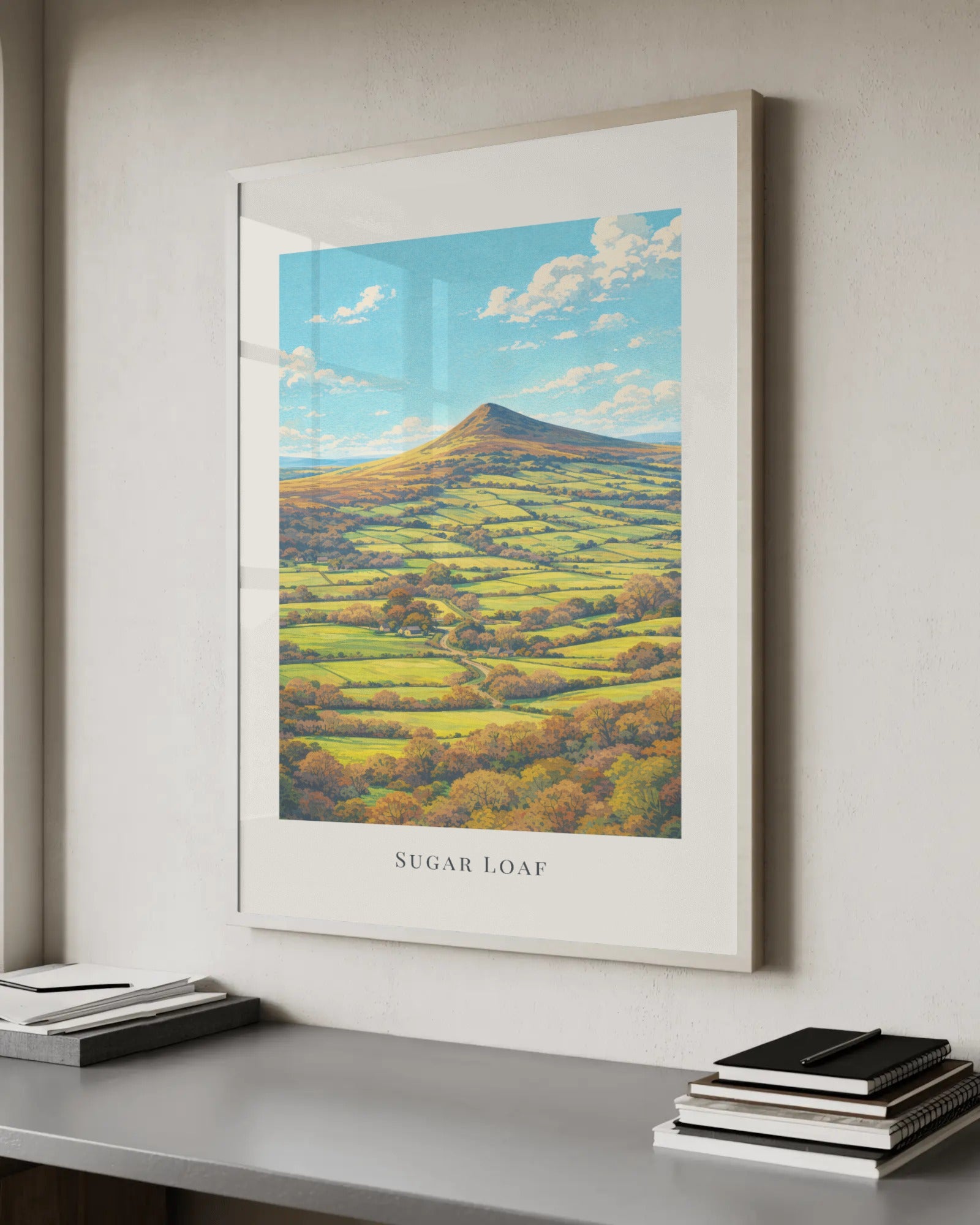 Sugar Loaf Art Print, framed wall art (view 6)