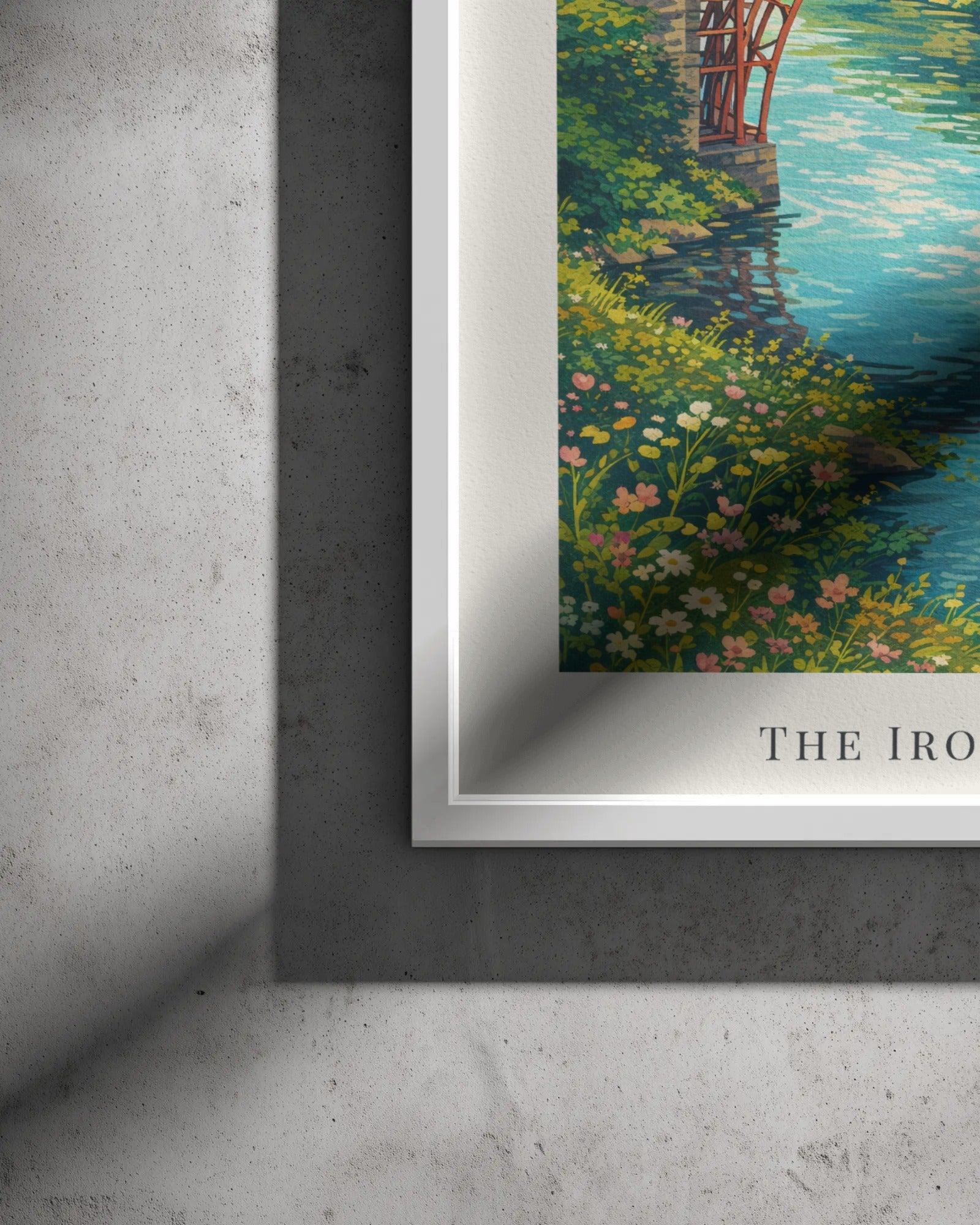 The Iron Bridge Art Print, framed wall art (view 3)