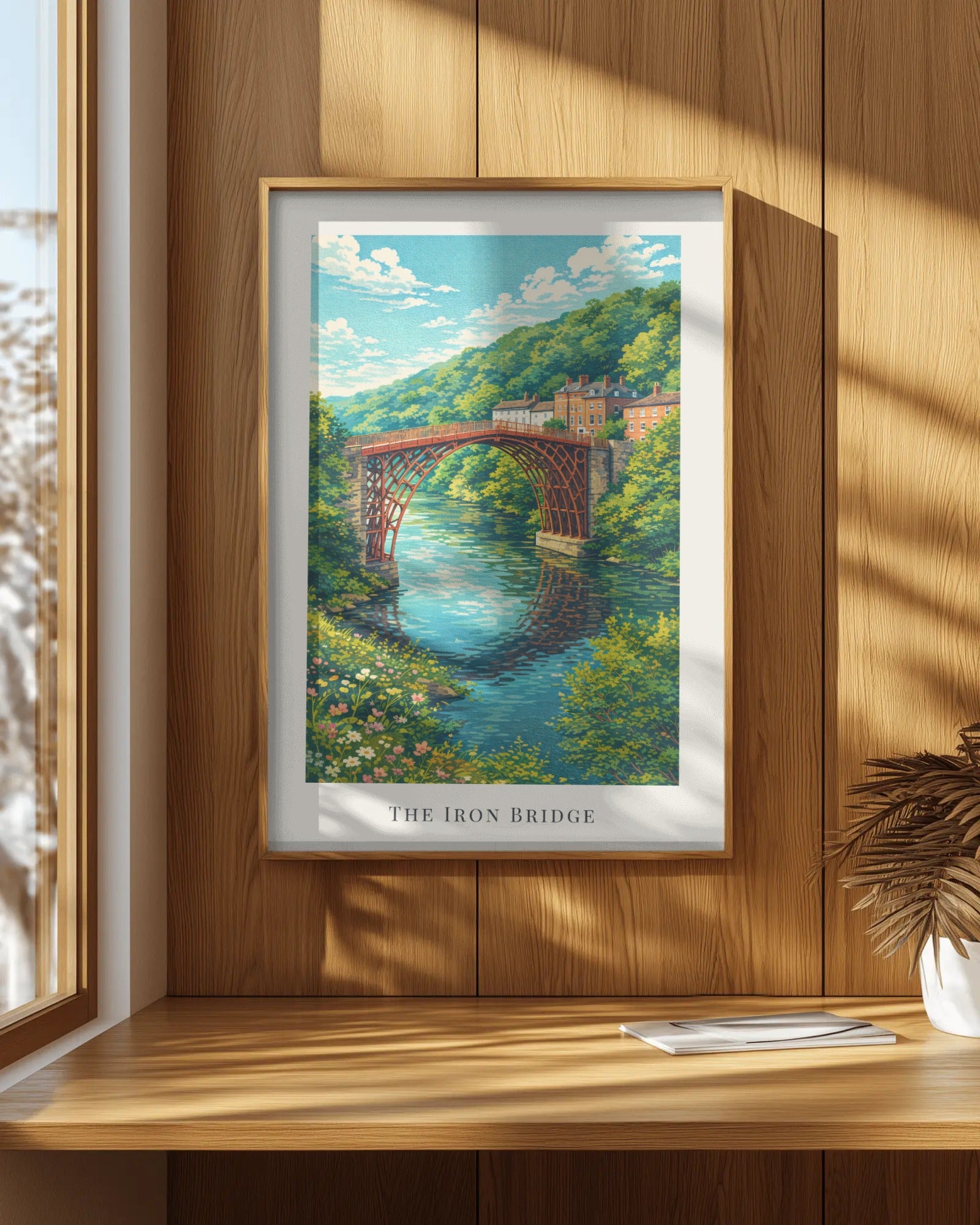 The Iron Bridge Art Print, framed wall art (view 7)