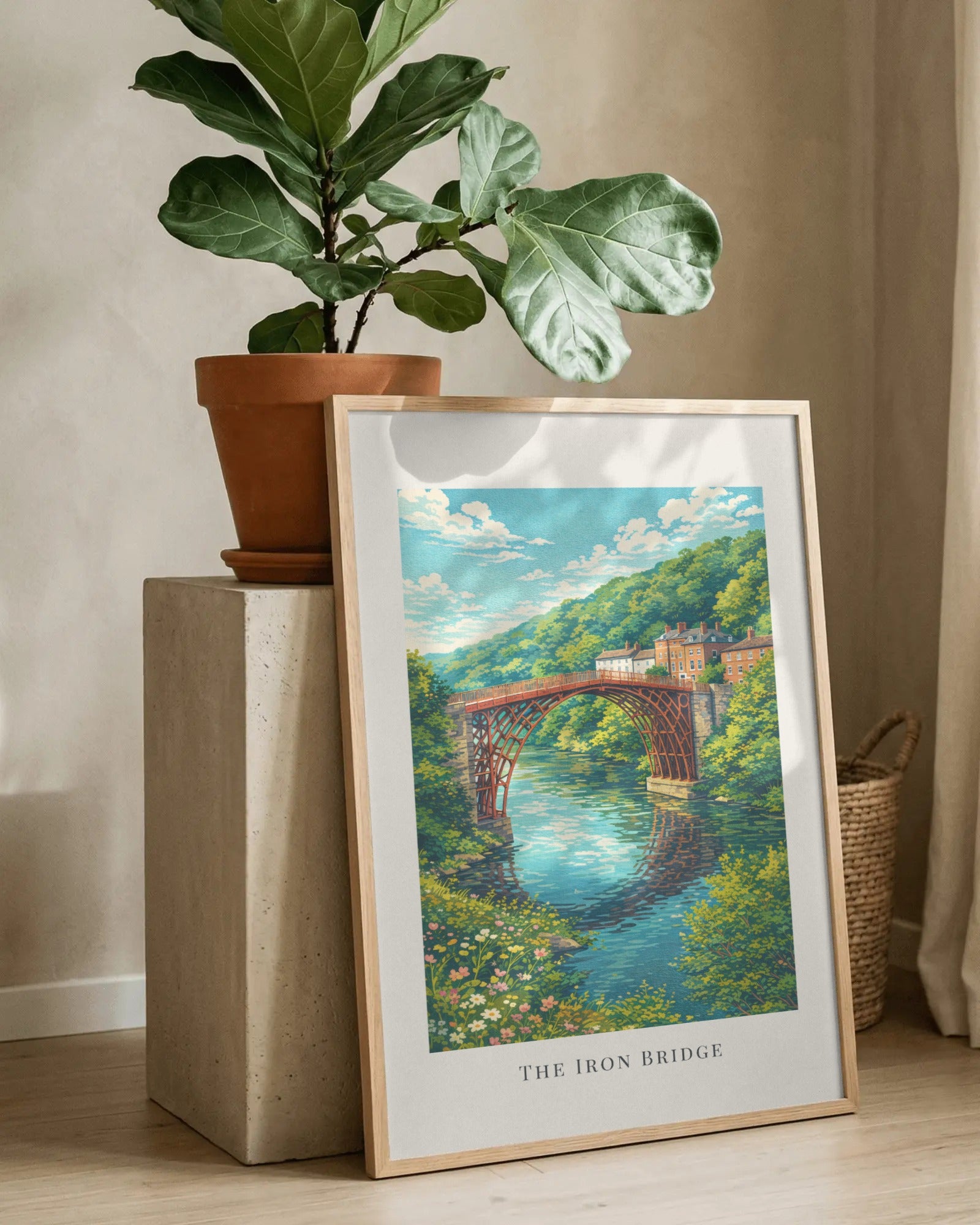 The Iron Bridge Art Print, framed wall art (view 8)