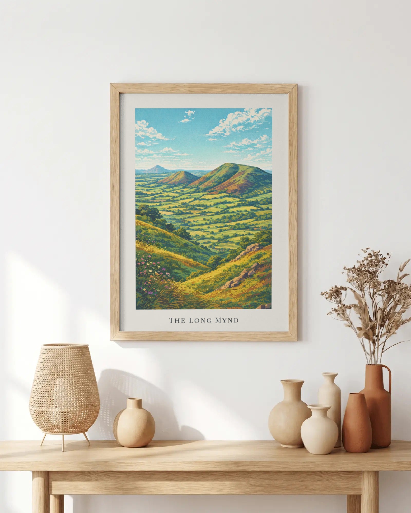 The Long Mynd Art Print