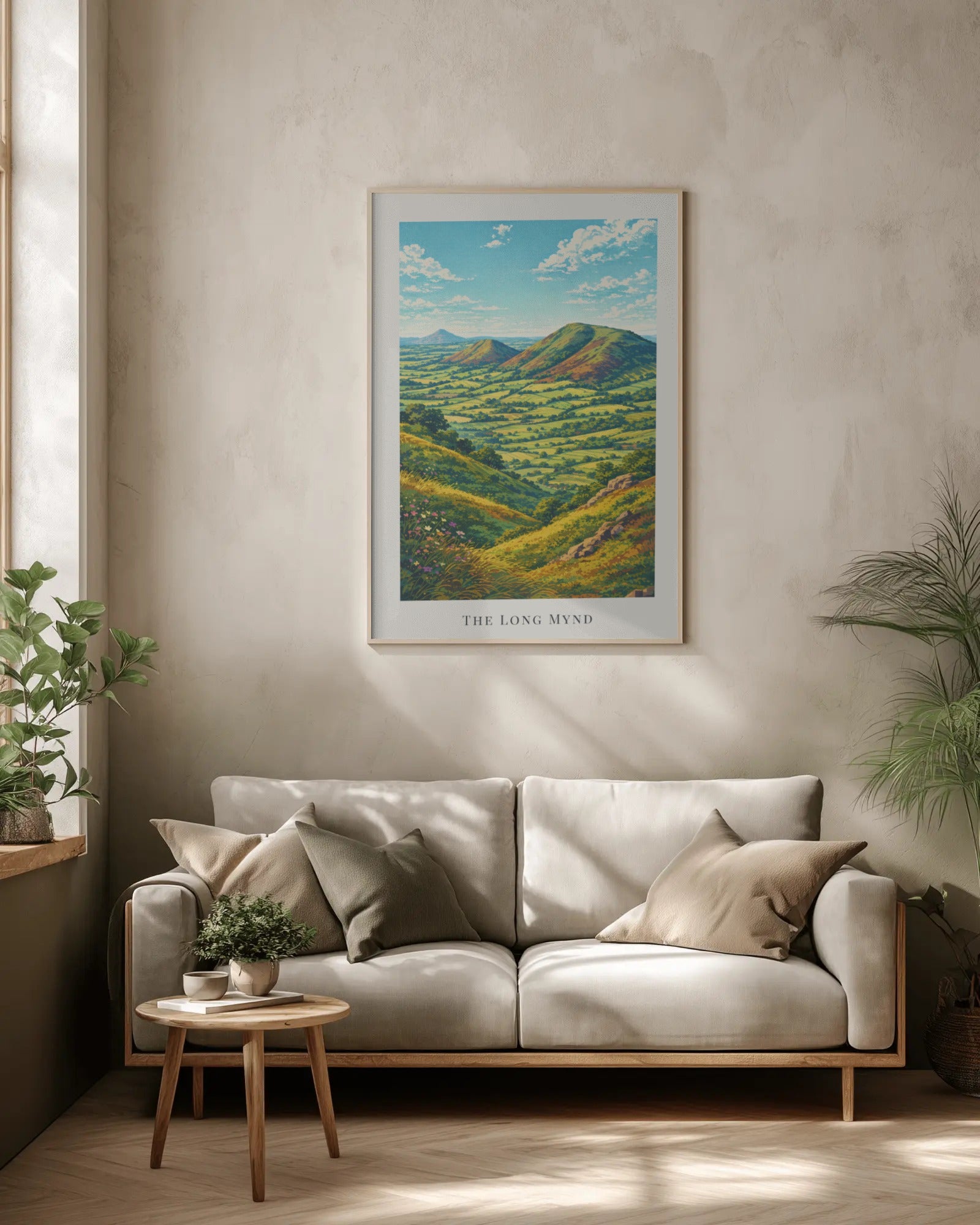 The Long Mynd Art Print, framed wall art (view 2)