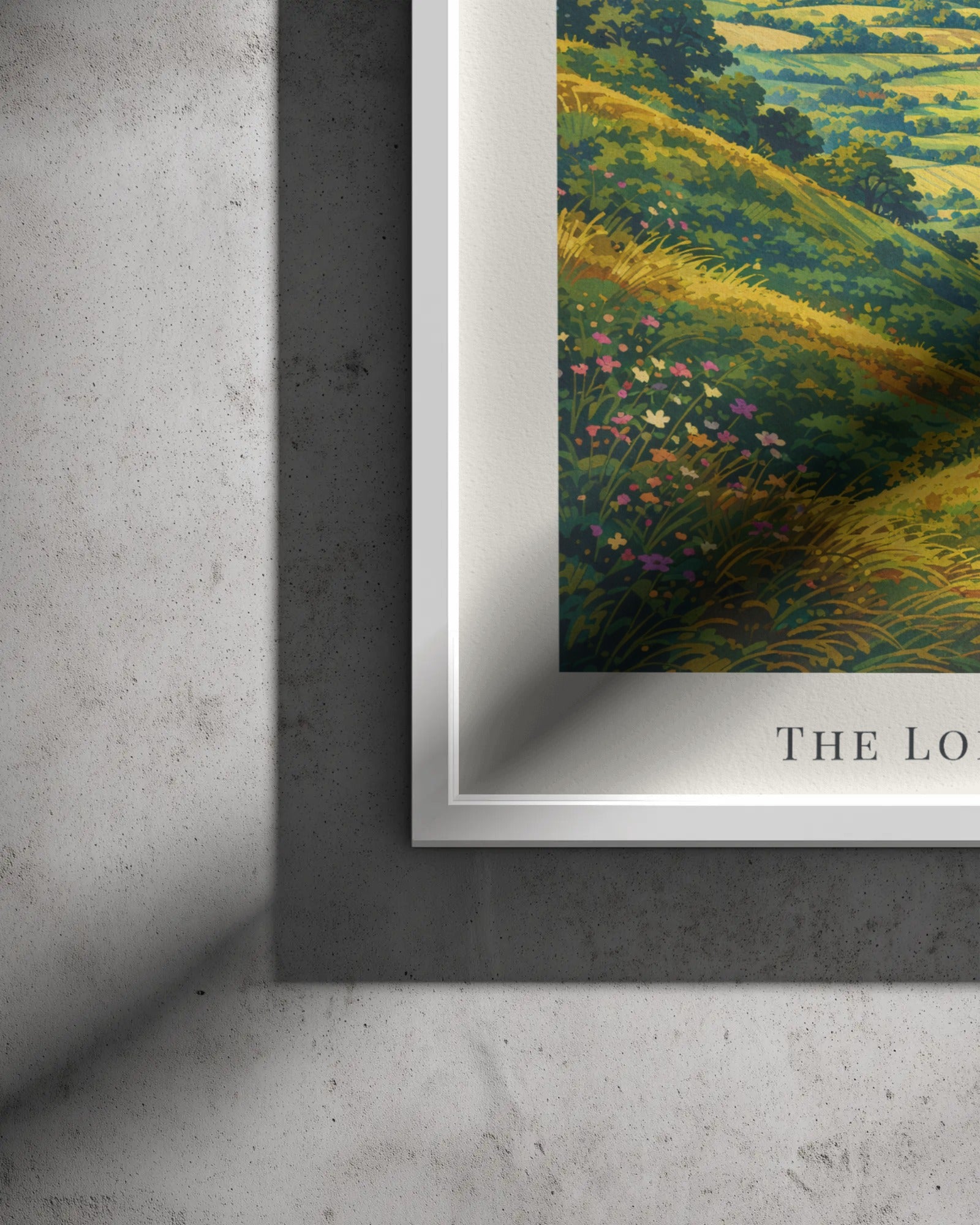The Long Mynd Art Print, framed wall art (view 3)