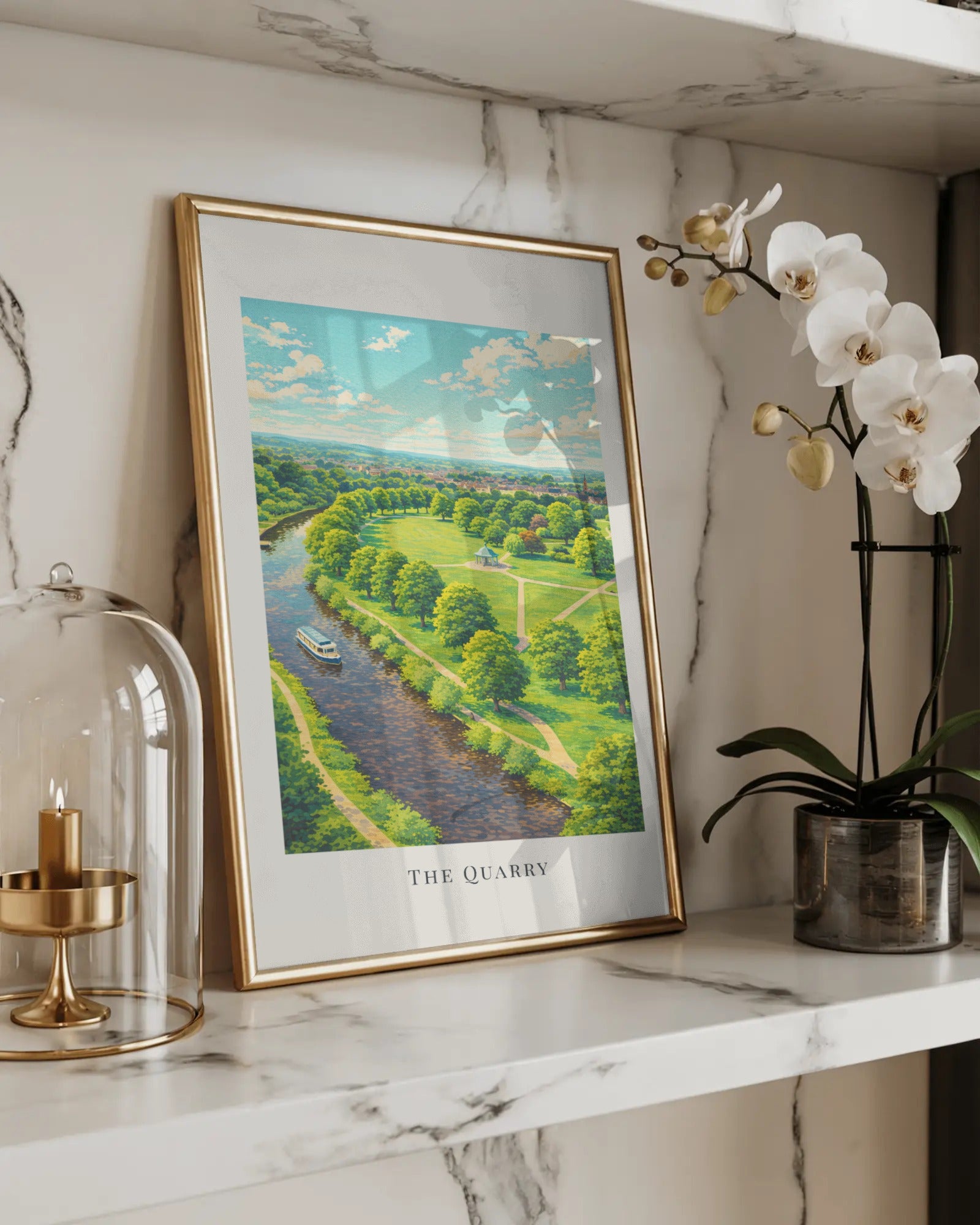 The Quarry Art Print, framed wall art (view 5)