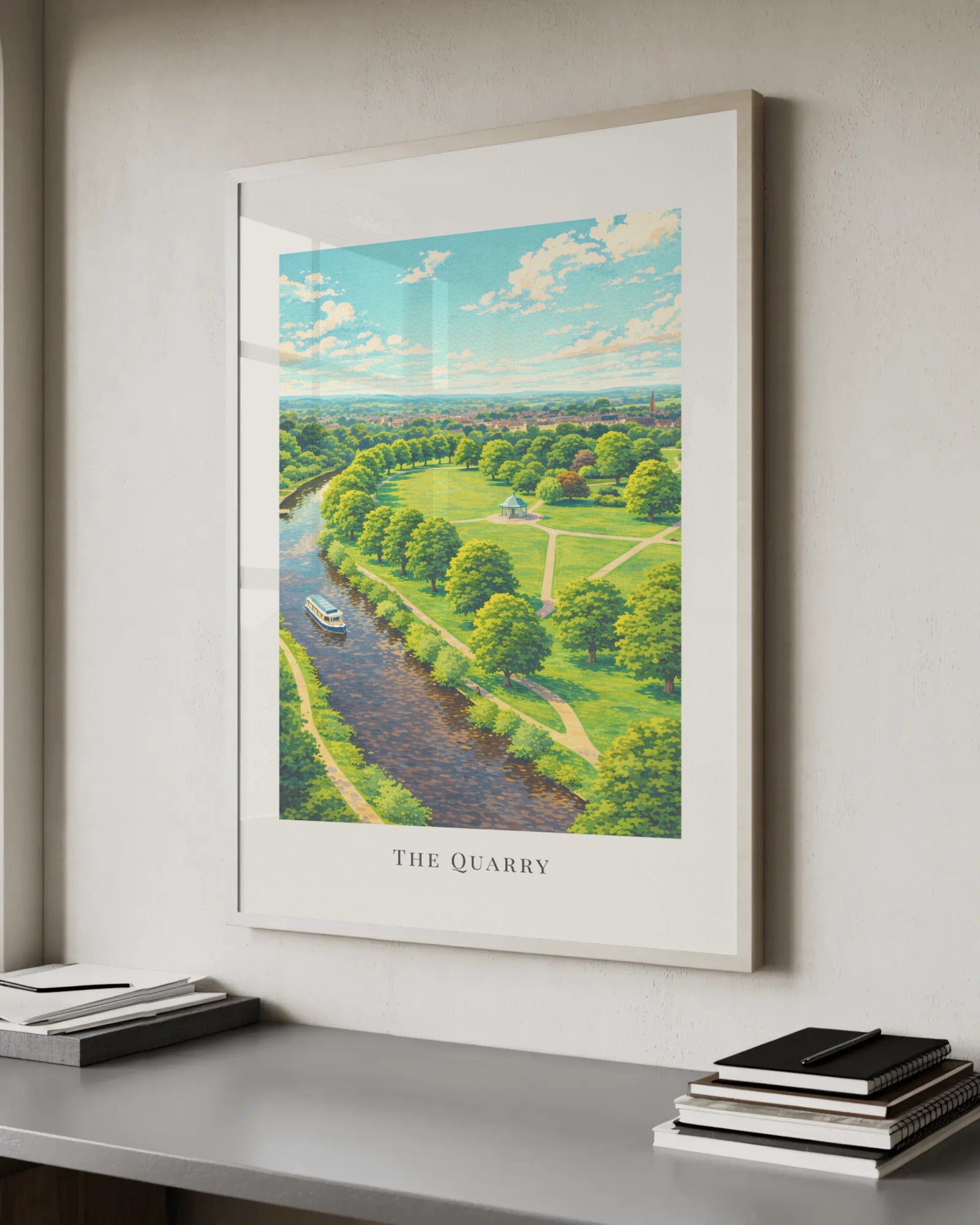 The Quarry Art Print, framed wall art (view 6)
