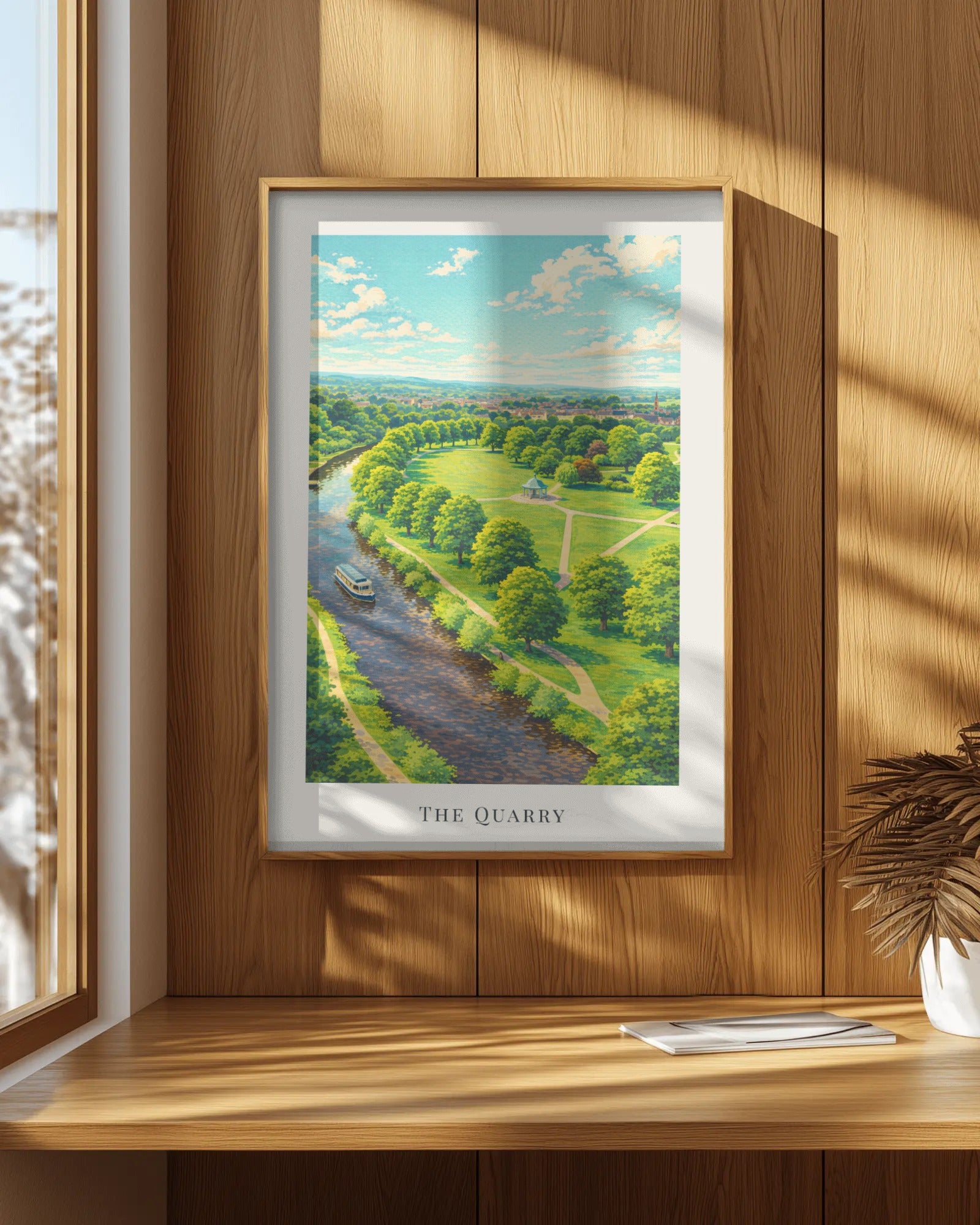 The Quarry Art Print, framed wall art (view 7)