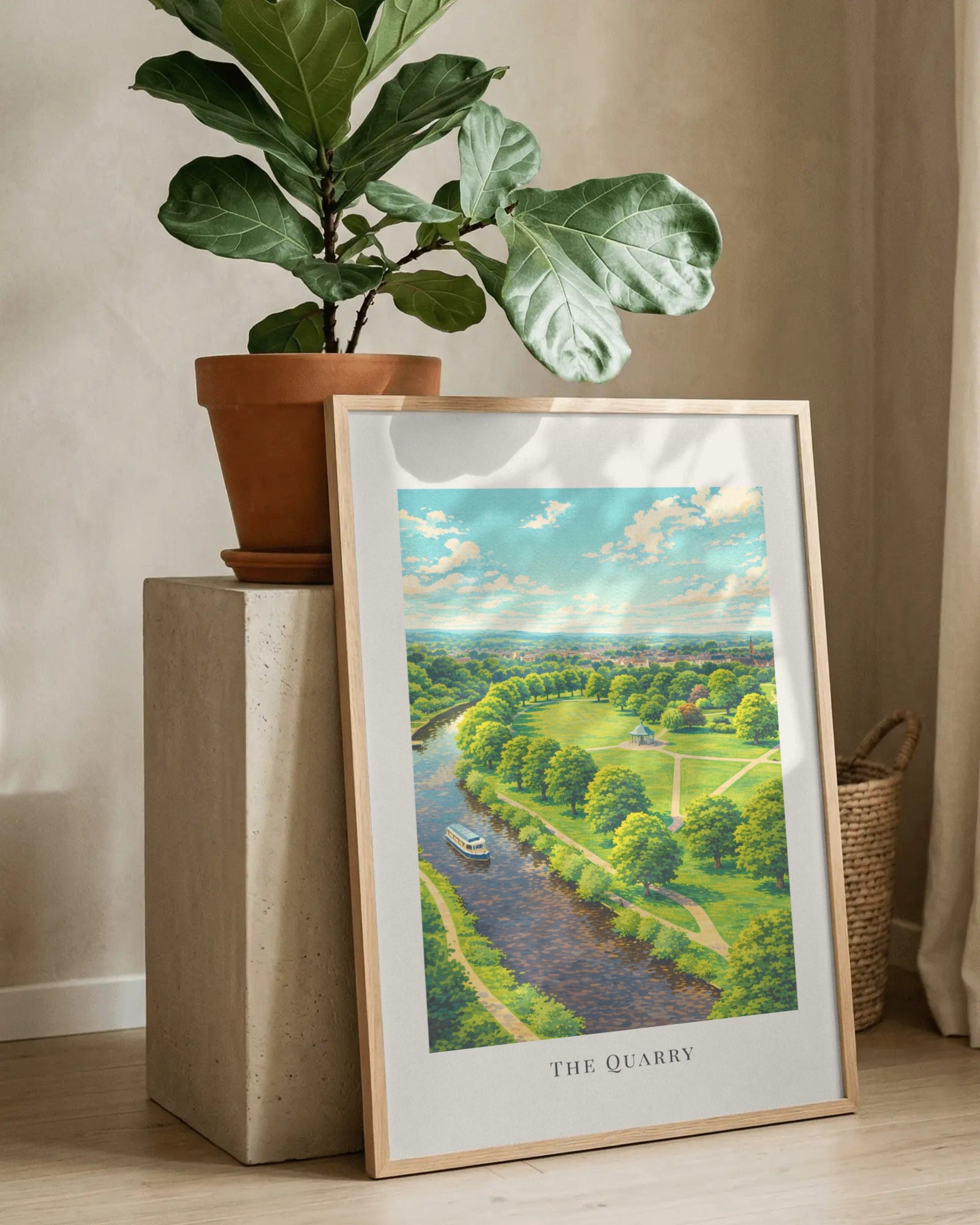 The Quarry Art Print, framed wall art (view 8)