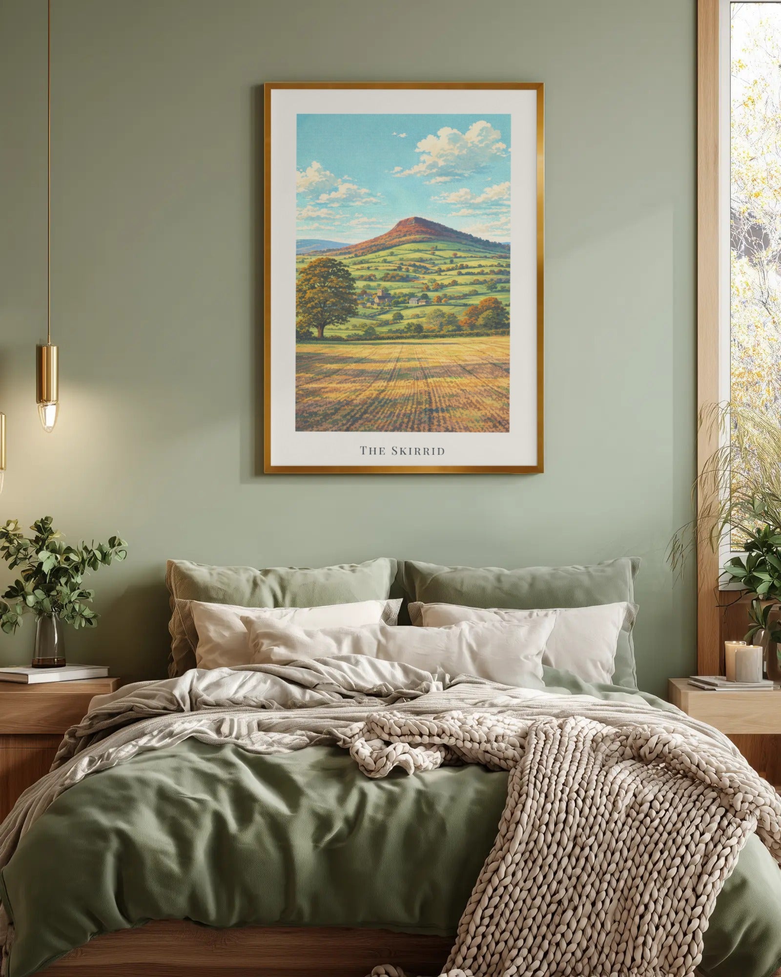 Ysgyryd Fawr Art Print, framed wall art (view 4)