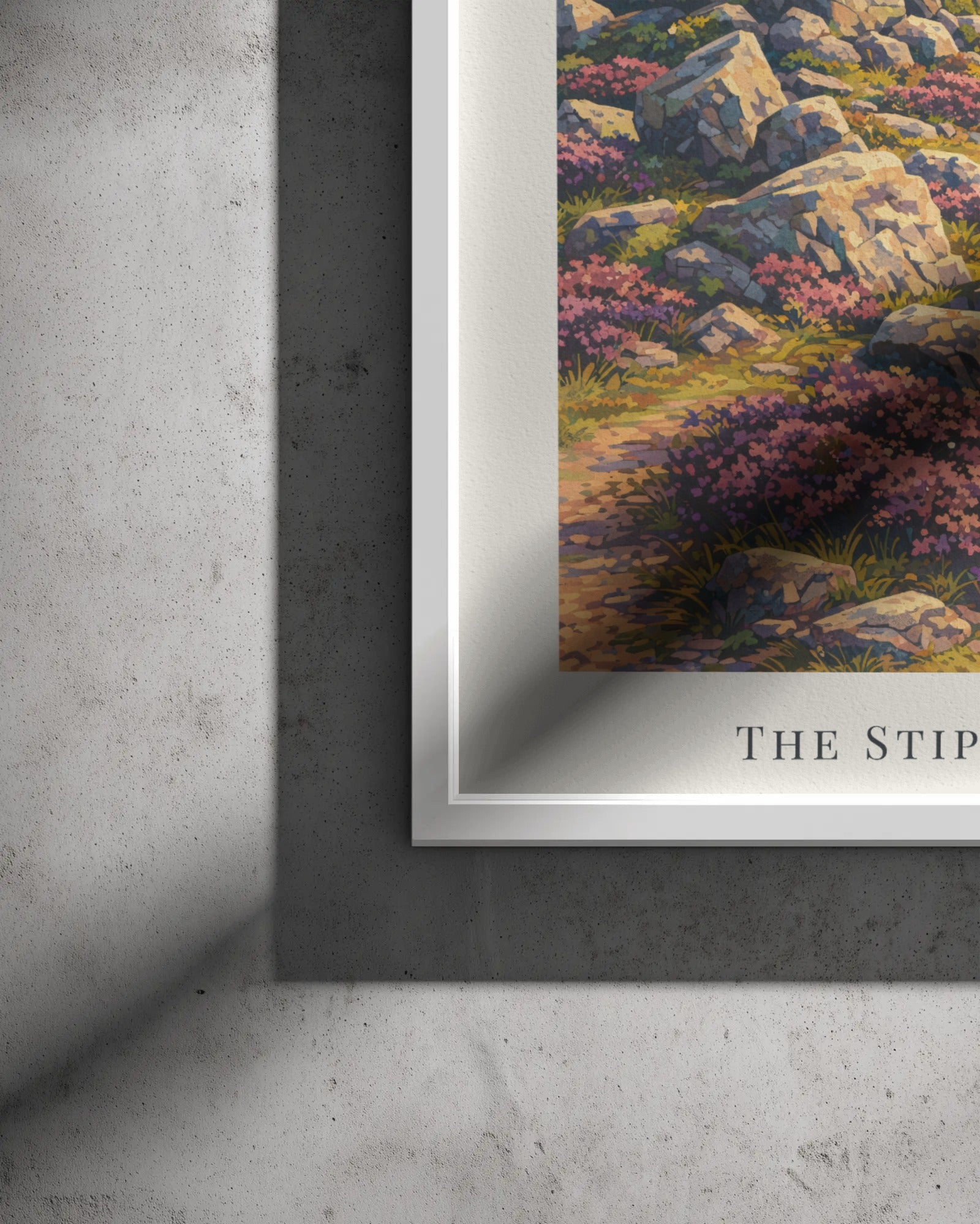The Stiperstones Art Print, framed wall art (view 3)