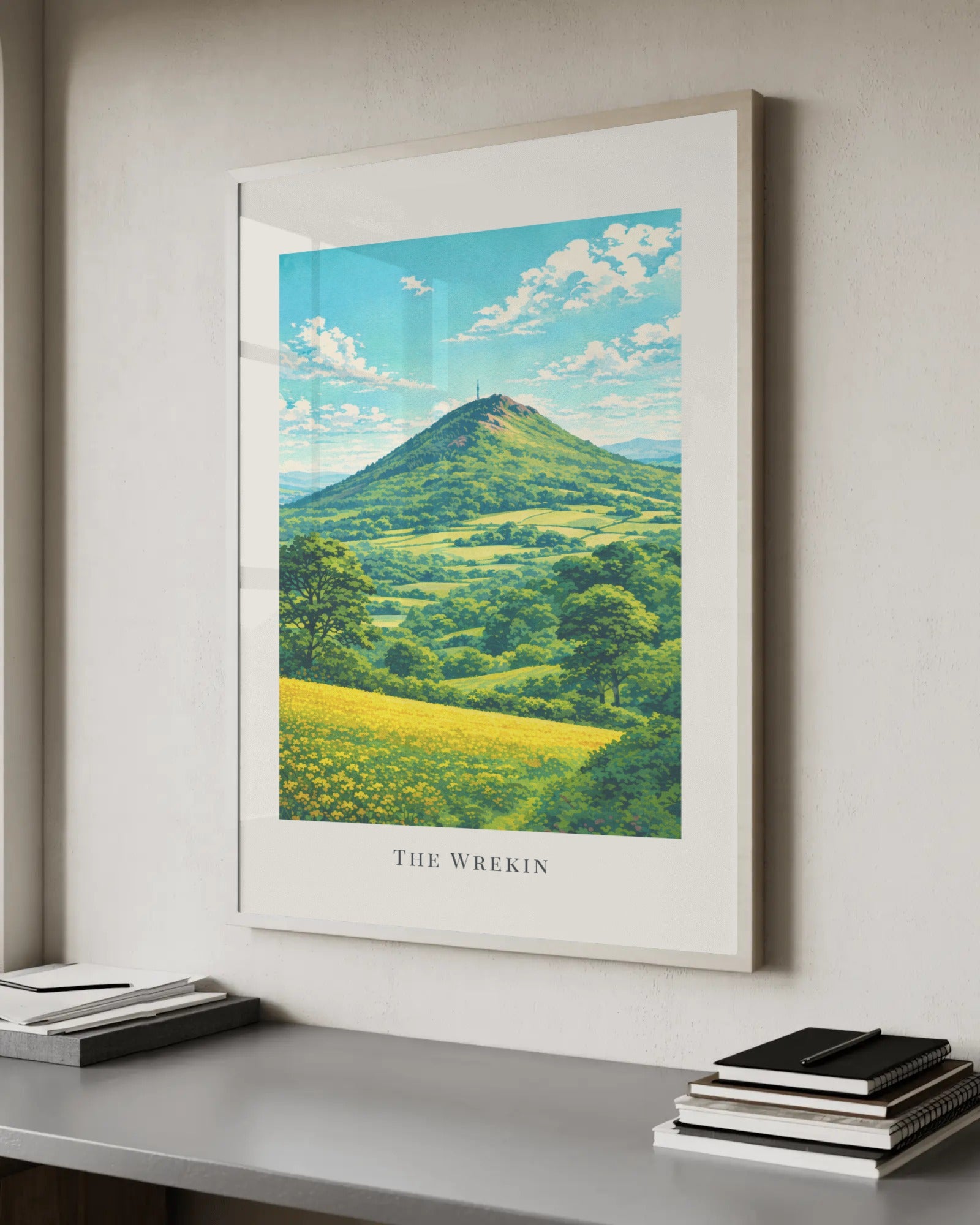 The Wrekin Art Print, framed wall art (view 6)