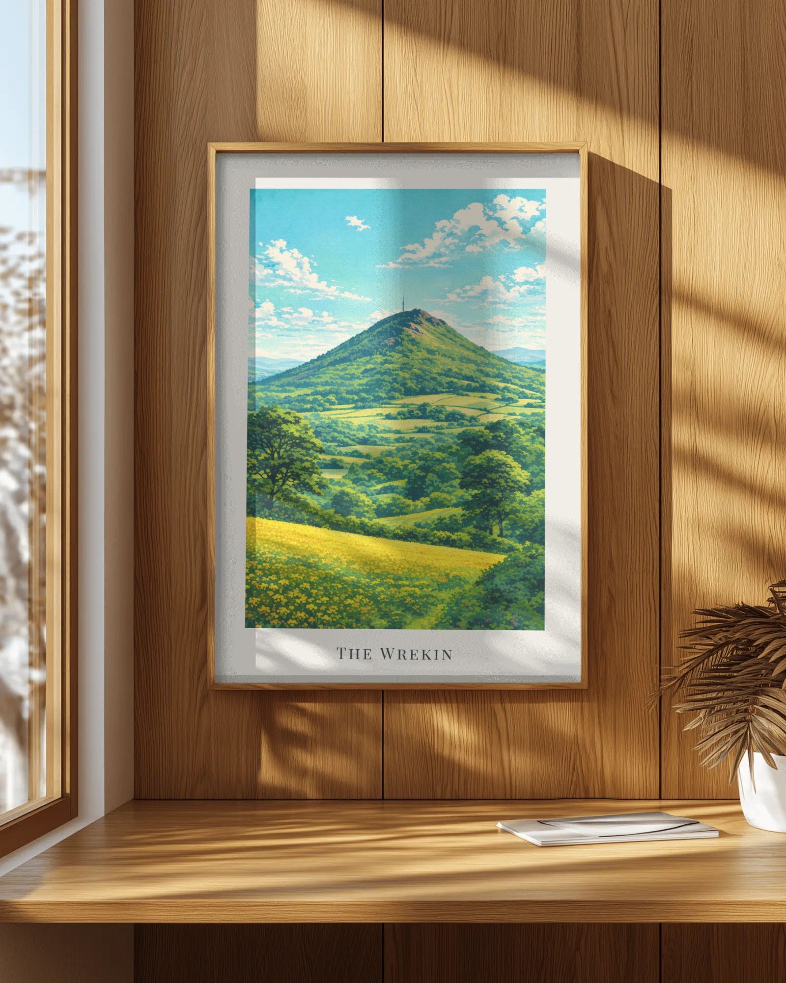 The Wrekin Art Print, framed wall art (view 7)