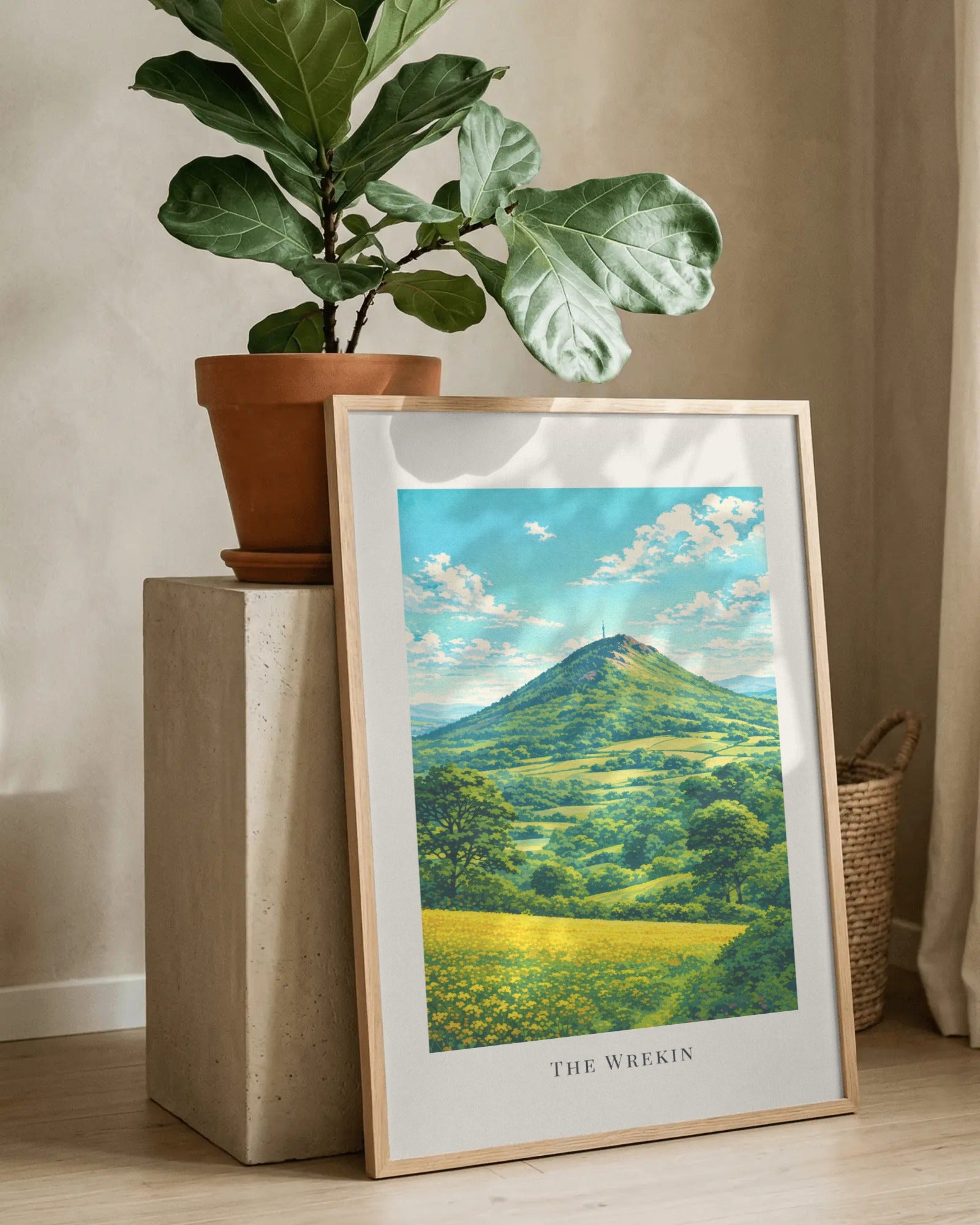 The Wrekin Art Print, framed wall art (view 8)