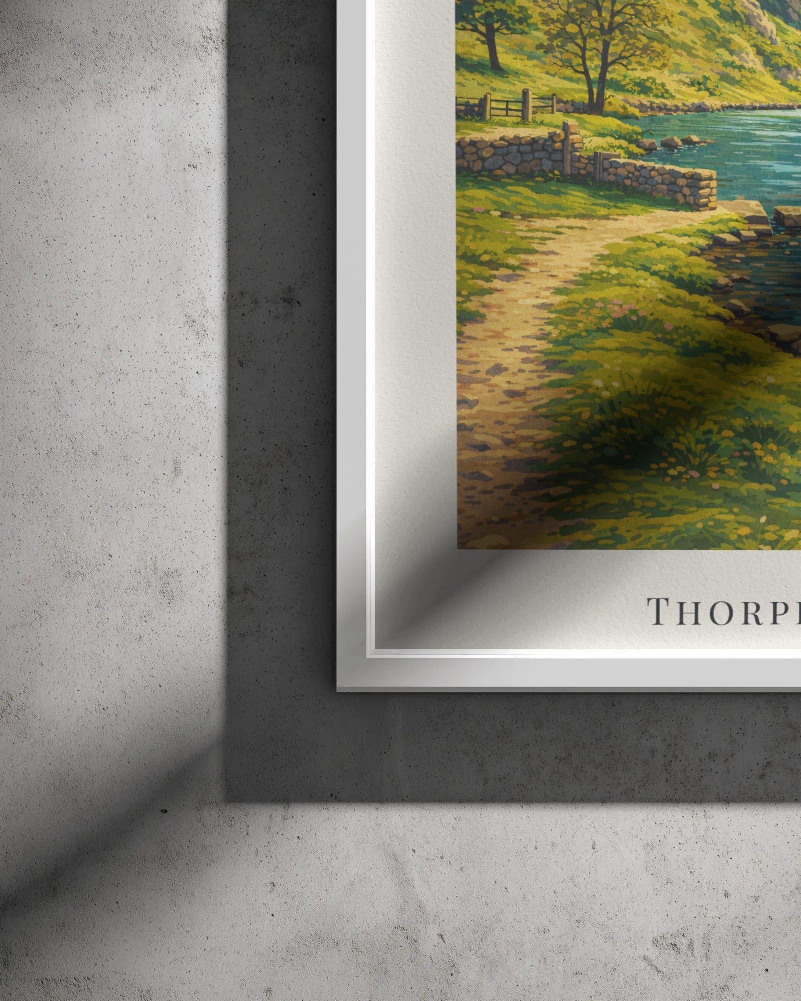 Thorpe Cloud Art Print, framed wall art (view 3)