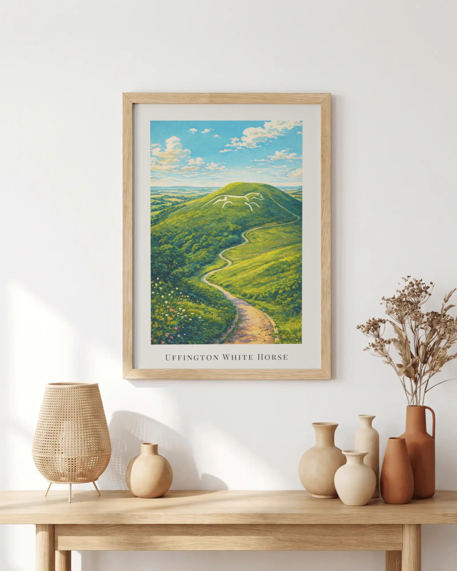 White Horse Hill Art Print