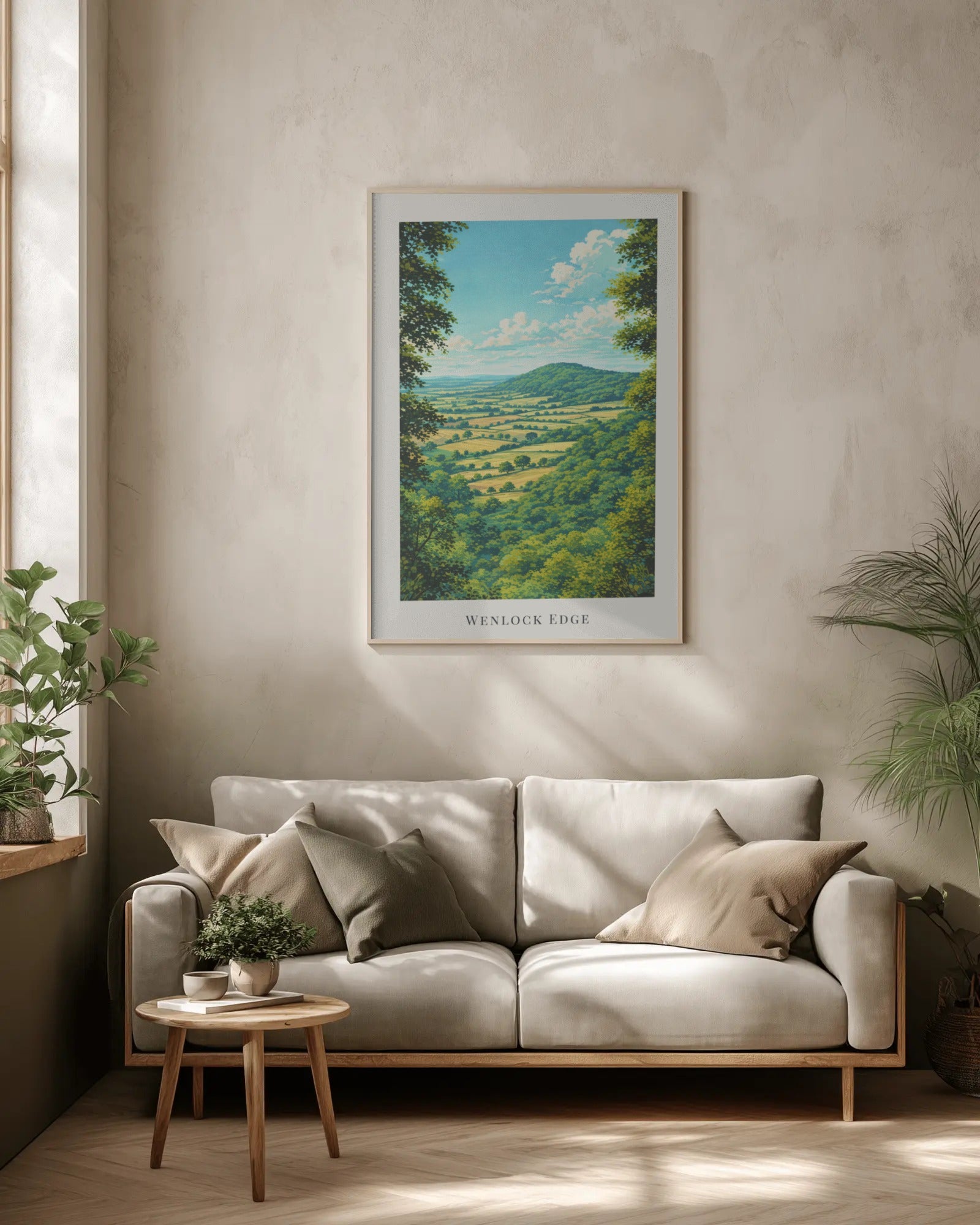 Wenlock Edge Art Print, framed wall art (view 2)