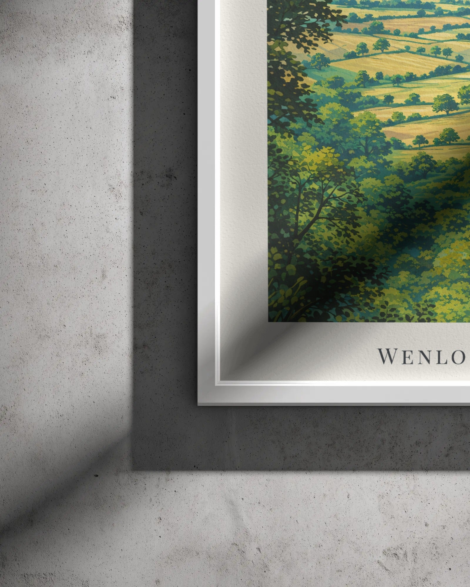 Wenlock Edge Art Print, framed wall art (view 3)