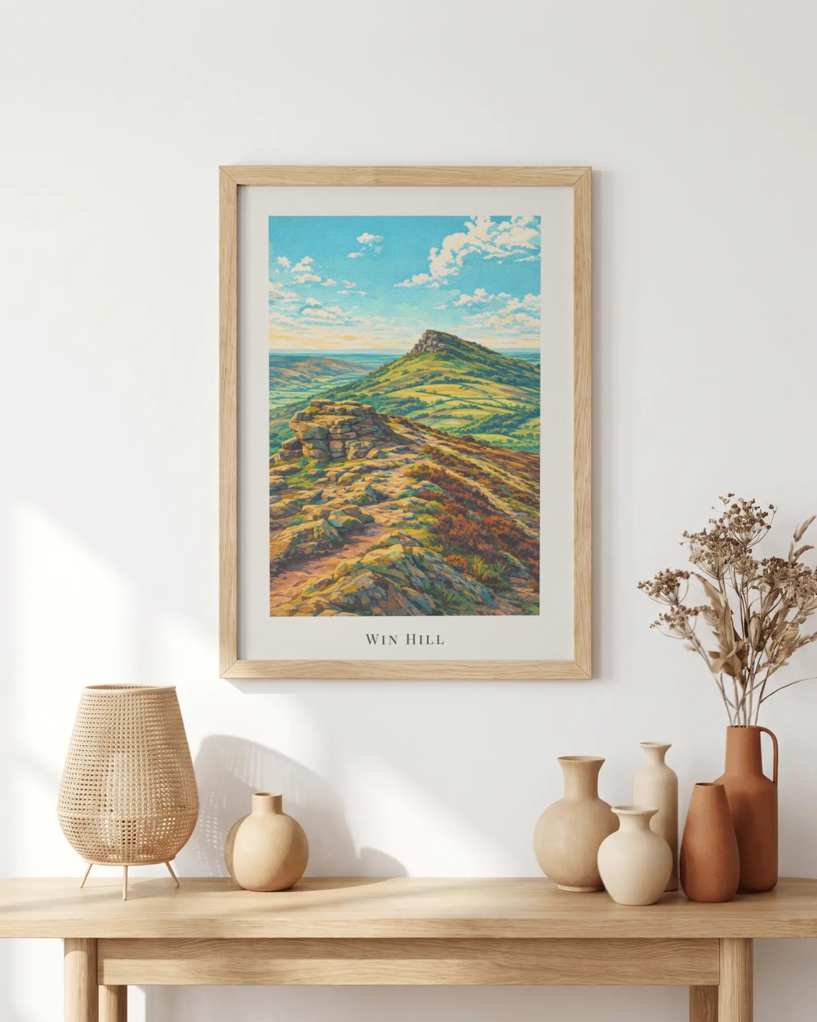 Win Hill Art Print