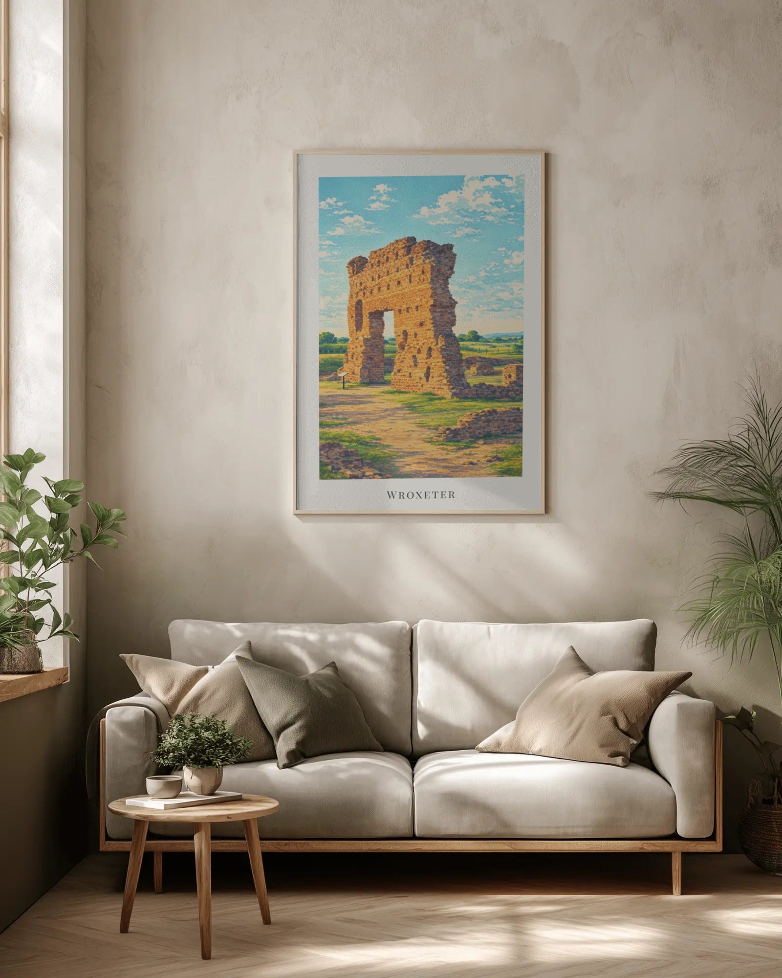 Wroxeter Art Print, framed wall art (view 2)
