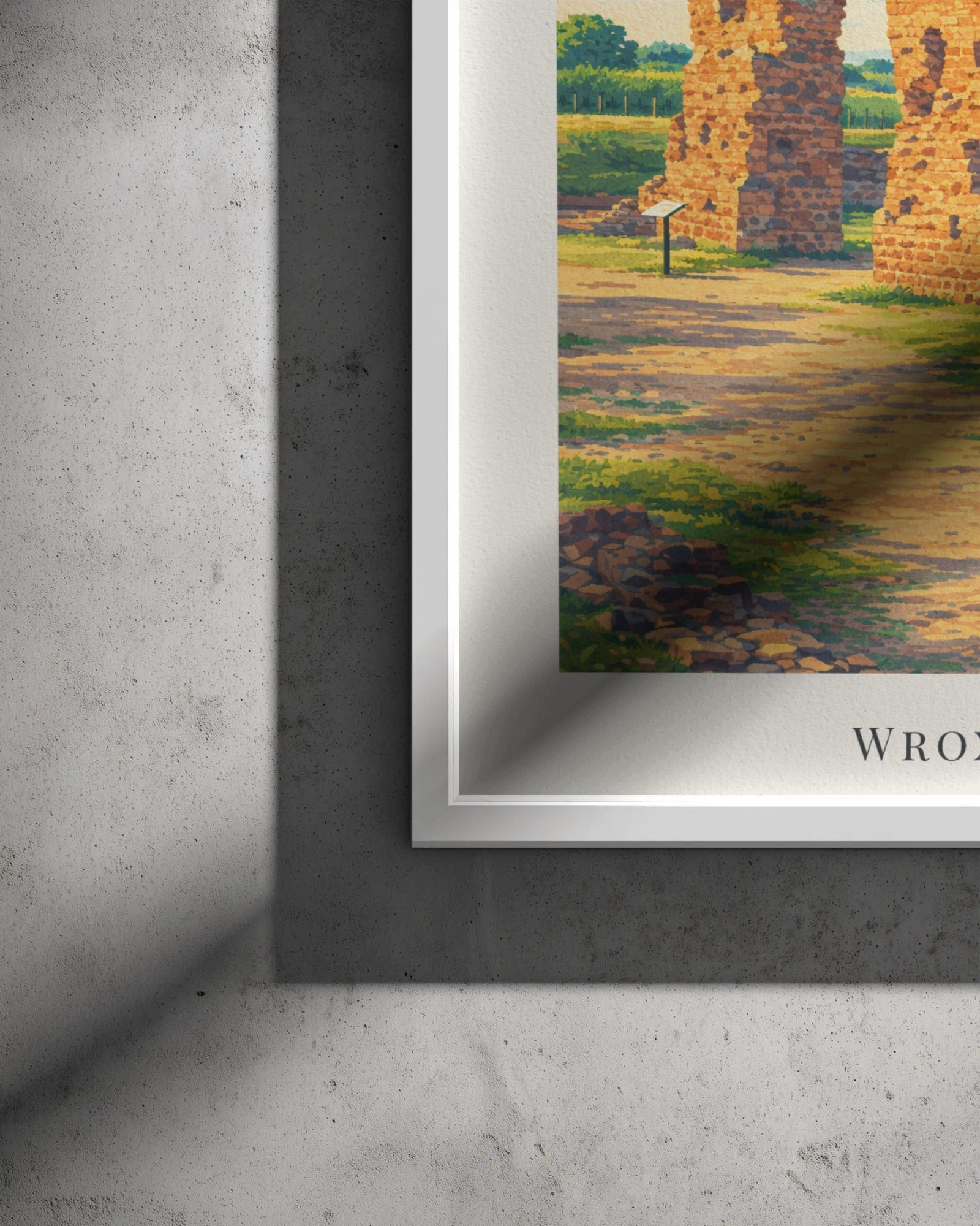 Wroxeter Art Print, framed wall art (view 3)