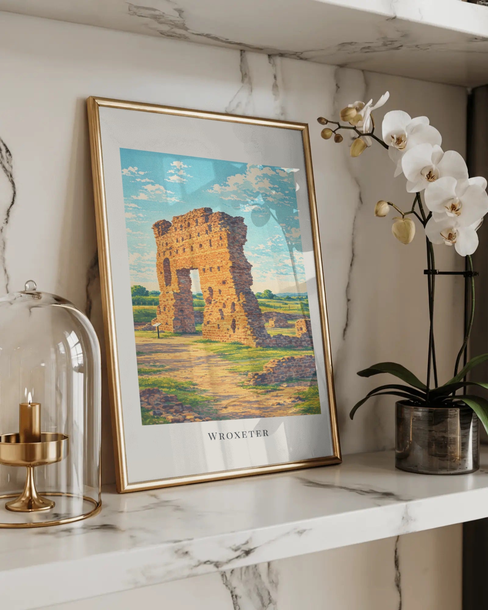 Wroxeter Art Print, framed wall art (view 5)