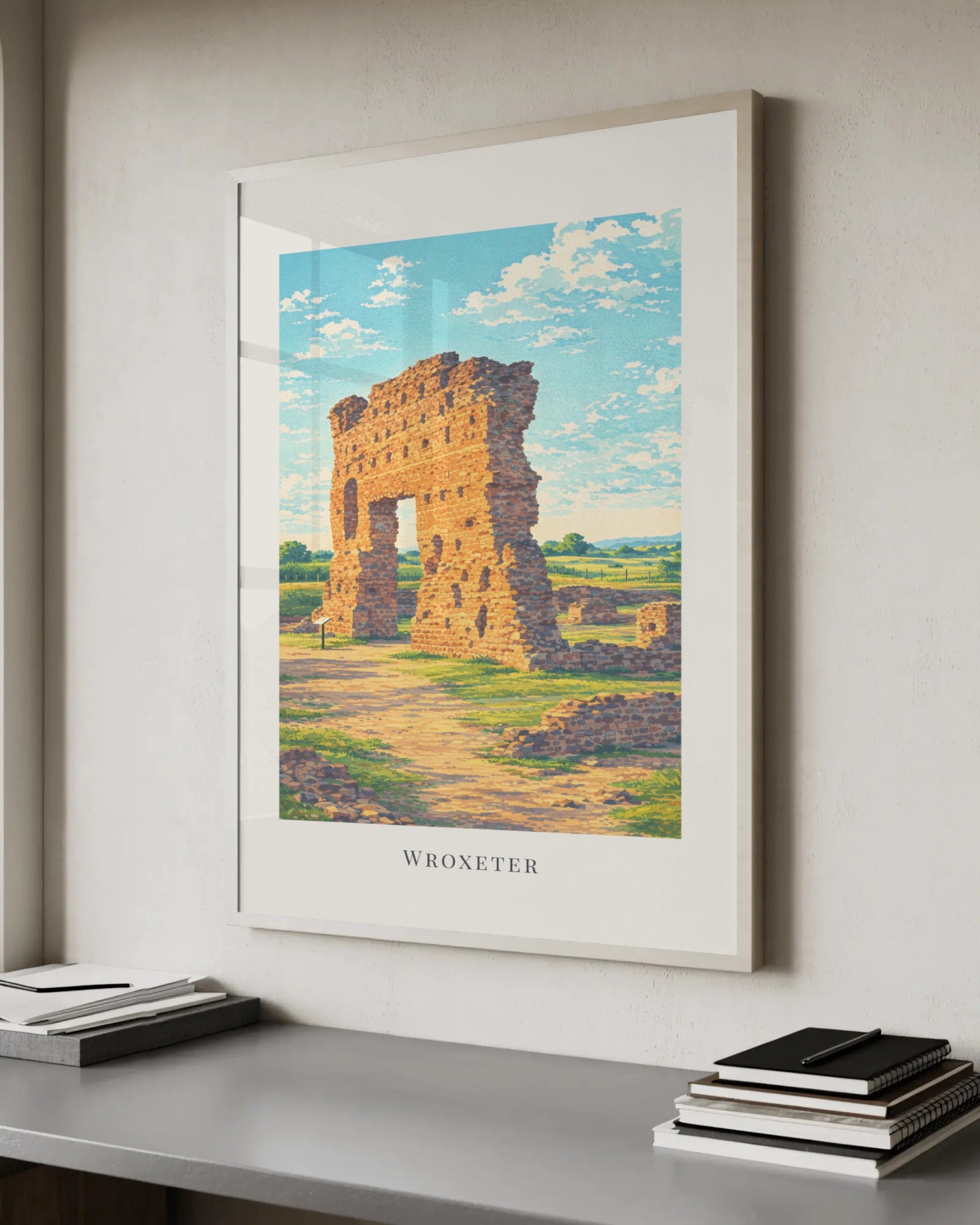 Wroxeter Art Print, framed wall art (view 6)