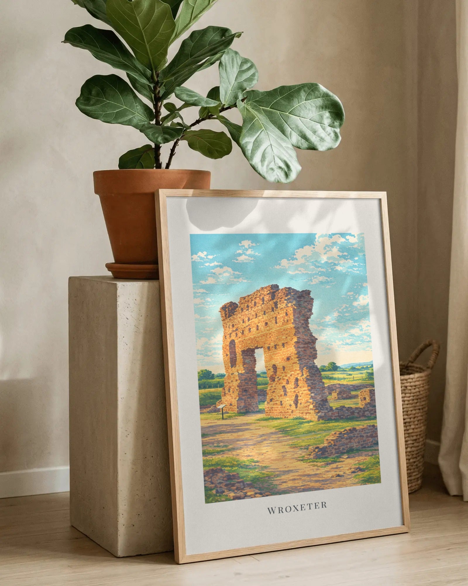Wroxeter Art Print, framed wall art (view 8)