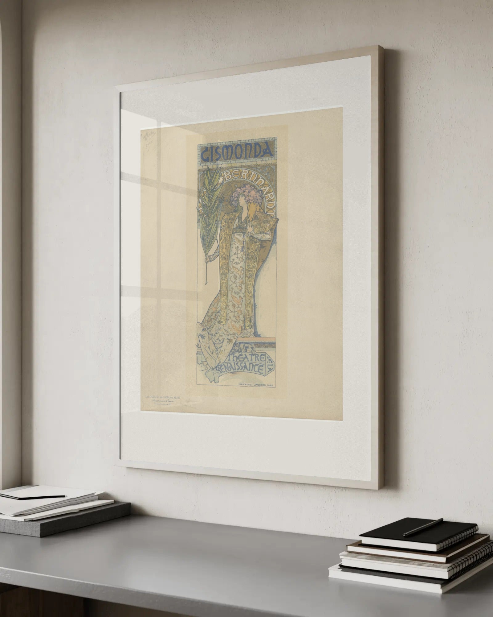 Gismonda (Sarah Bernhardt) Art Print by Alphonse Mucha