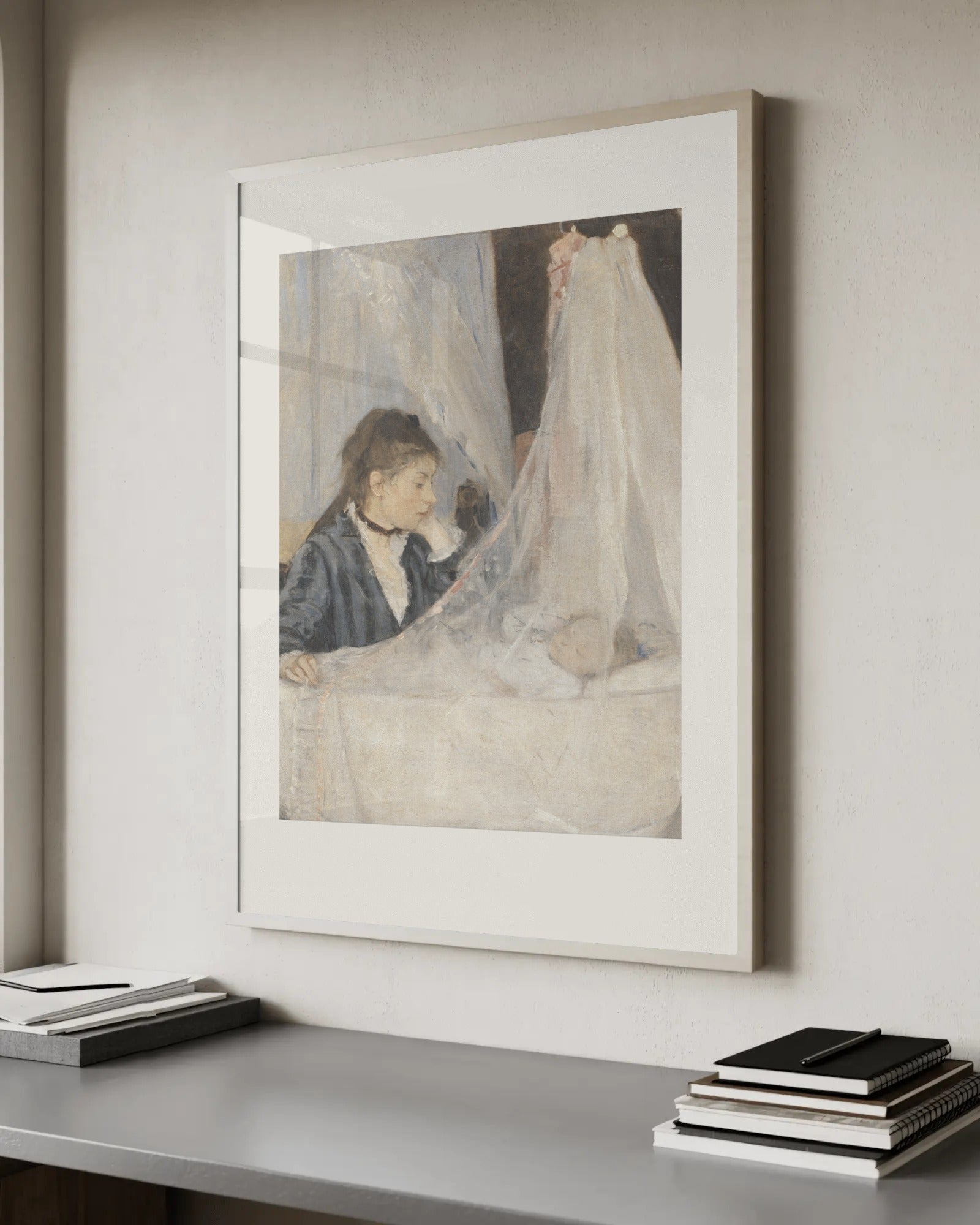 The Cradle (Le Berceau) Art Print by Berthe Morisot