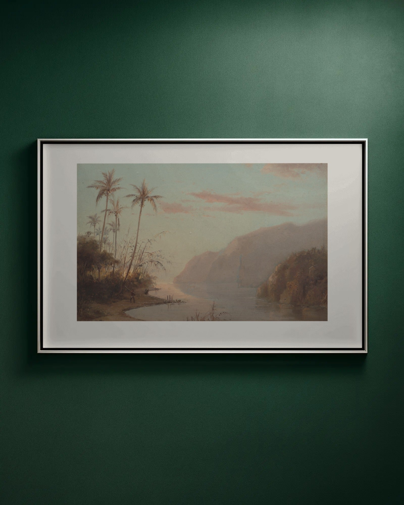 A Creek in St. Thomas (Virgin Islands) Art Print by Camille Pissarro