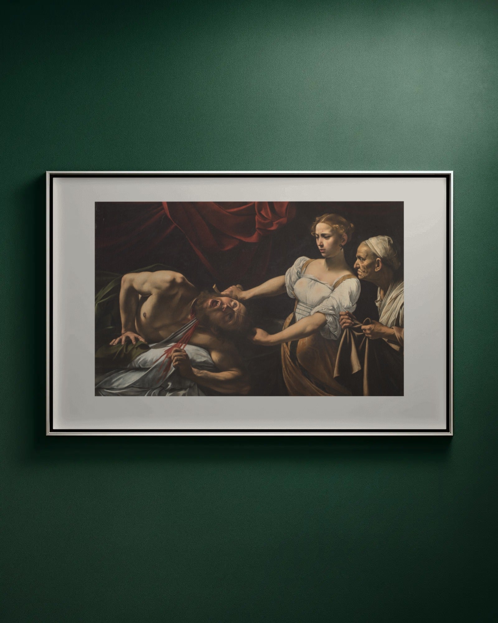 Judith Beheading Holofernes Art Print by Caravaggio