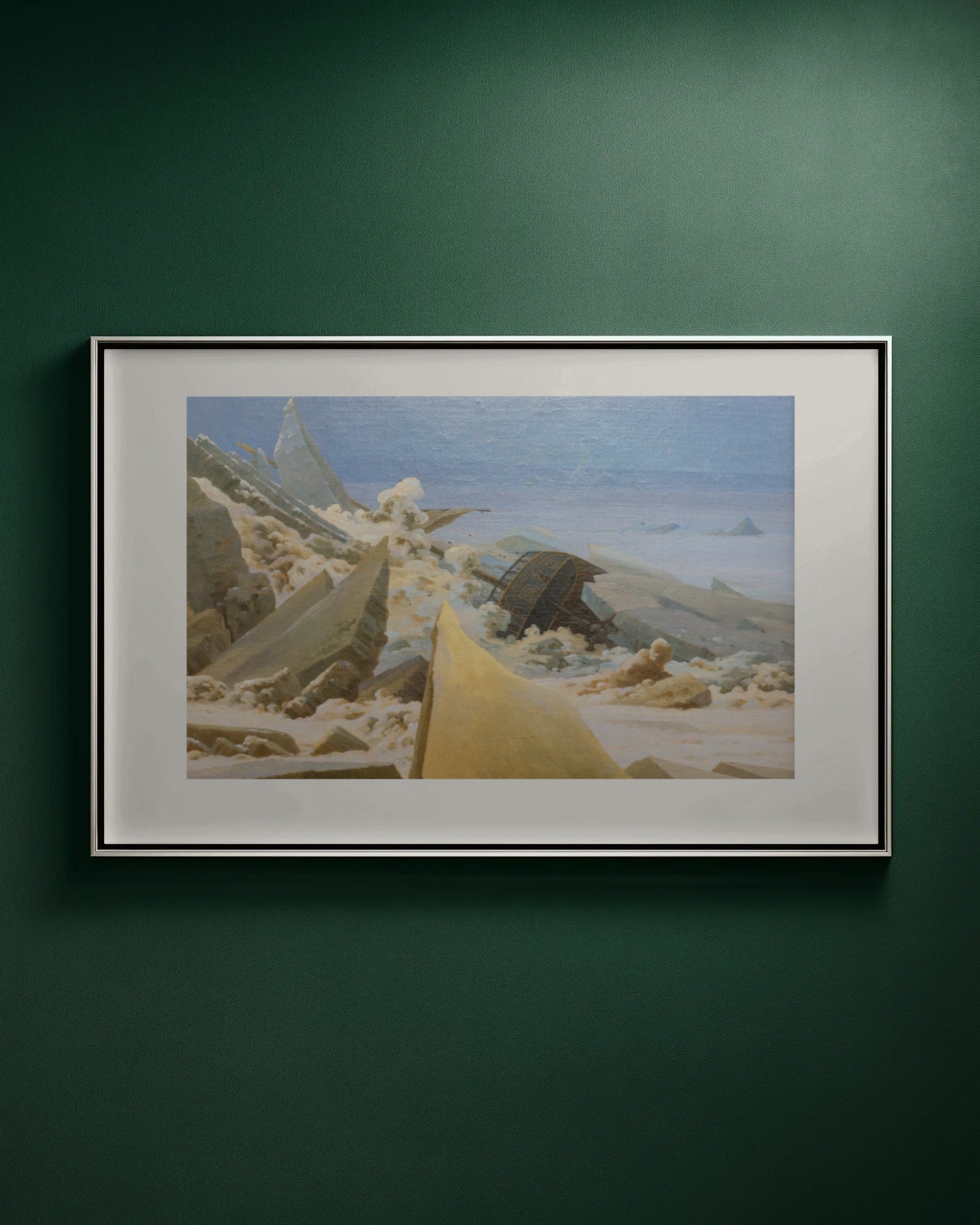 The Sea of Ice Art Print by Caspar David Friedrich
