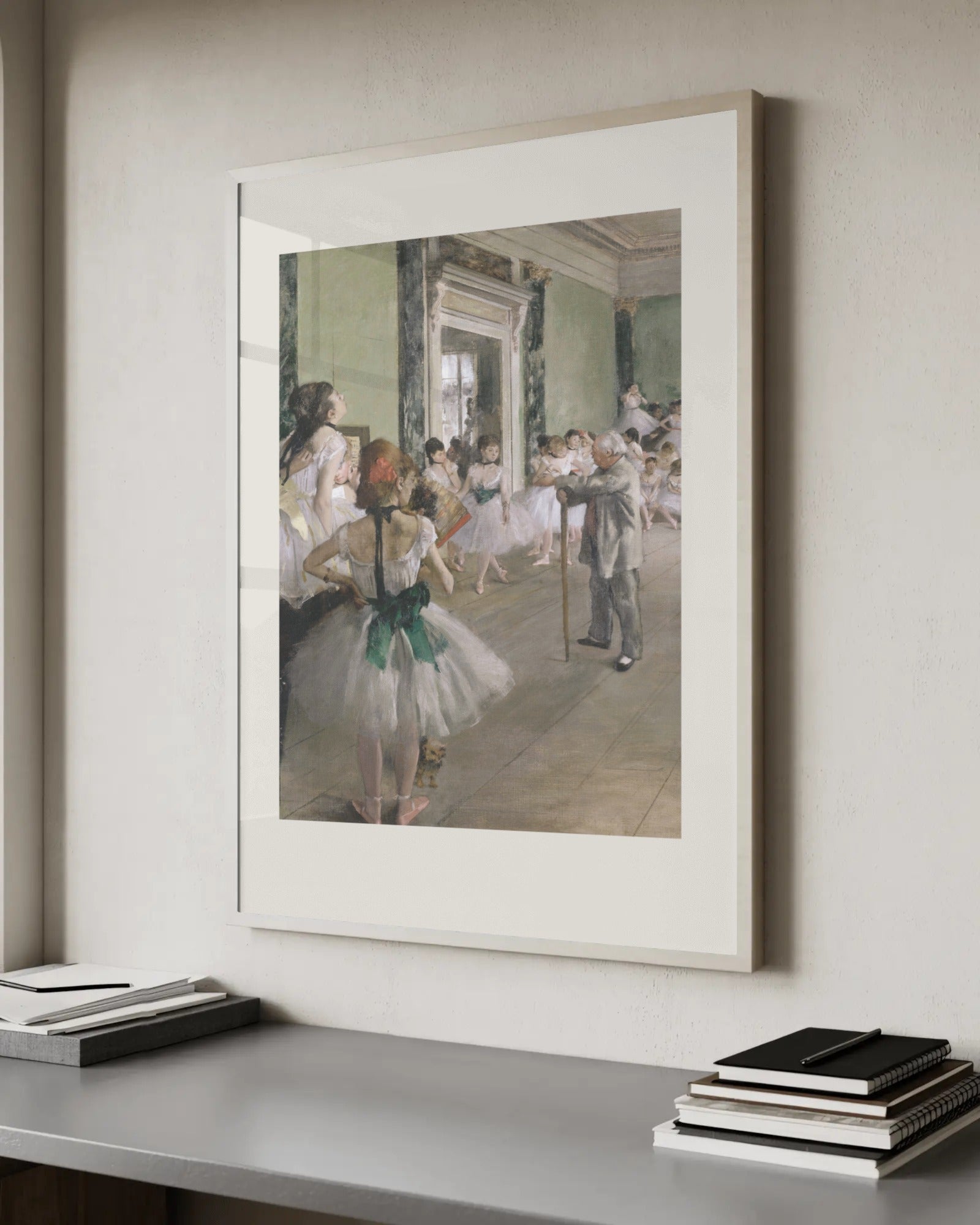 The Dance Class Art Print by Edgar Degas