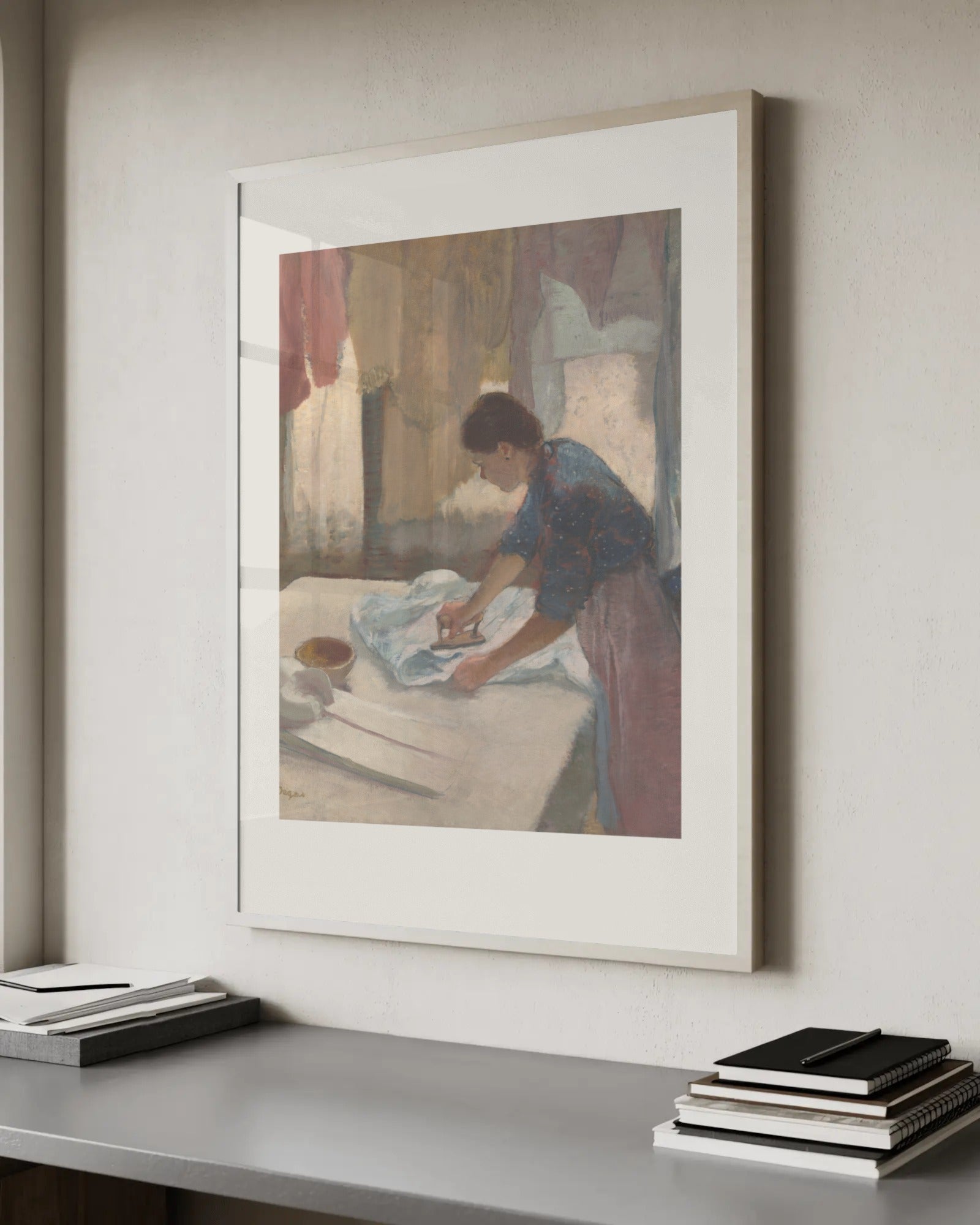 Woman Ironing Art Print by Edgar Degas