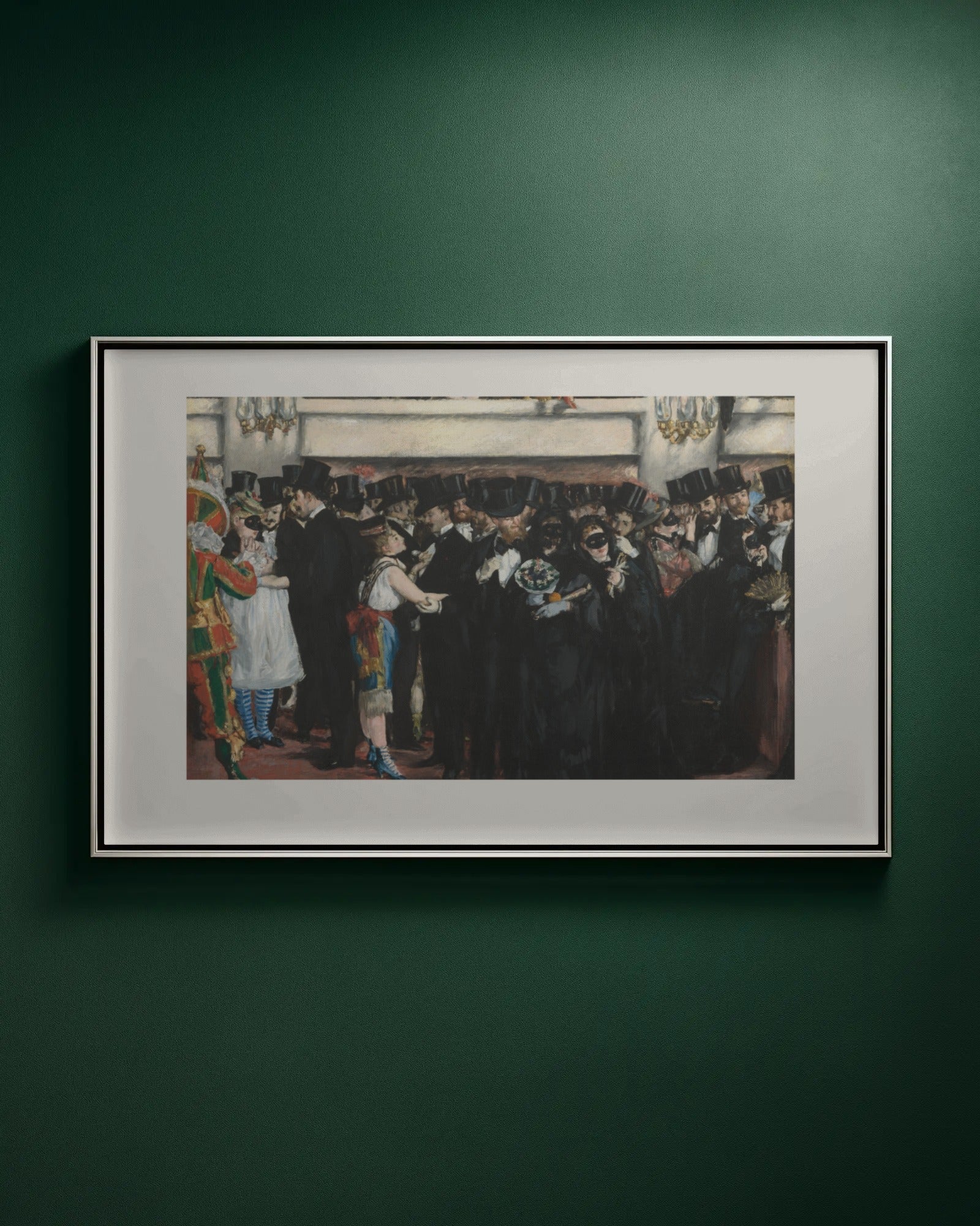 Masked Ball at the Opera Art Print by Edouard Manet