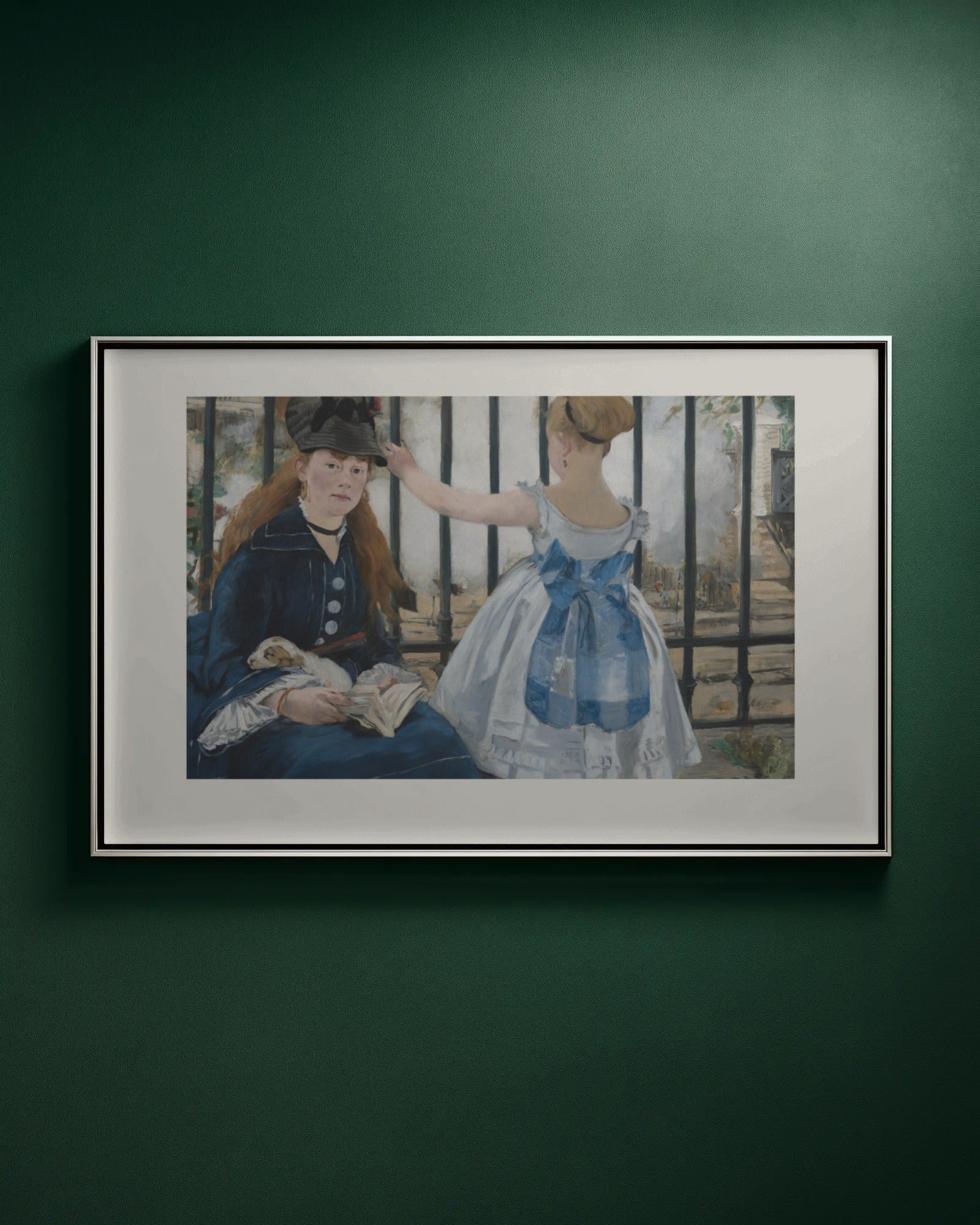 The Railway Art Print by Edouard Manet